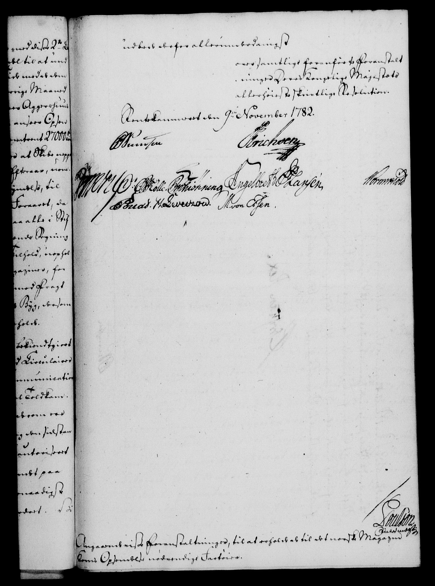 Rentekammeret, Kammerkanselliet, RA/EA-3111/G/Gf/Gfa/L0064: Norsk relasjons- og resolusjonsprotokoll (merket RK 52.64), 1782, s. 634