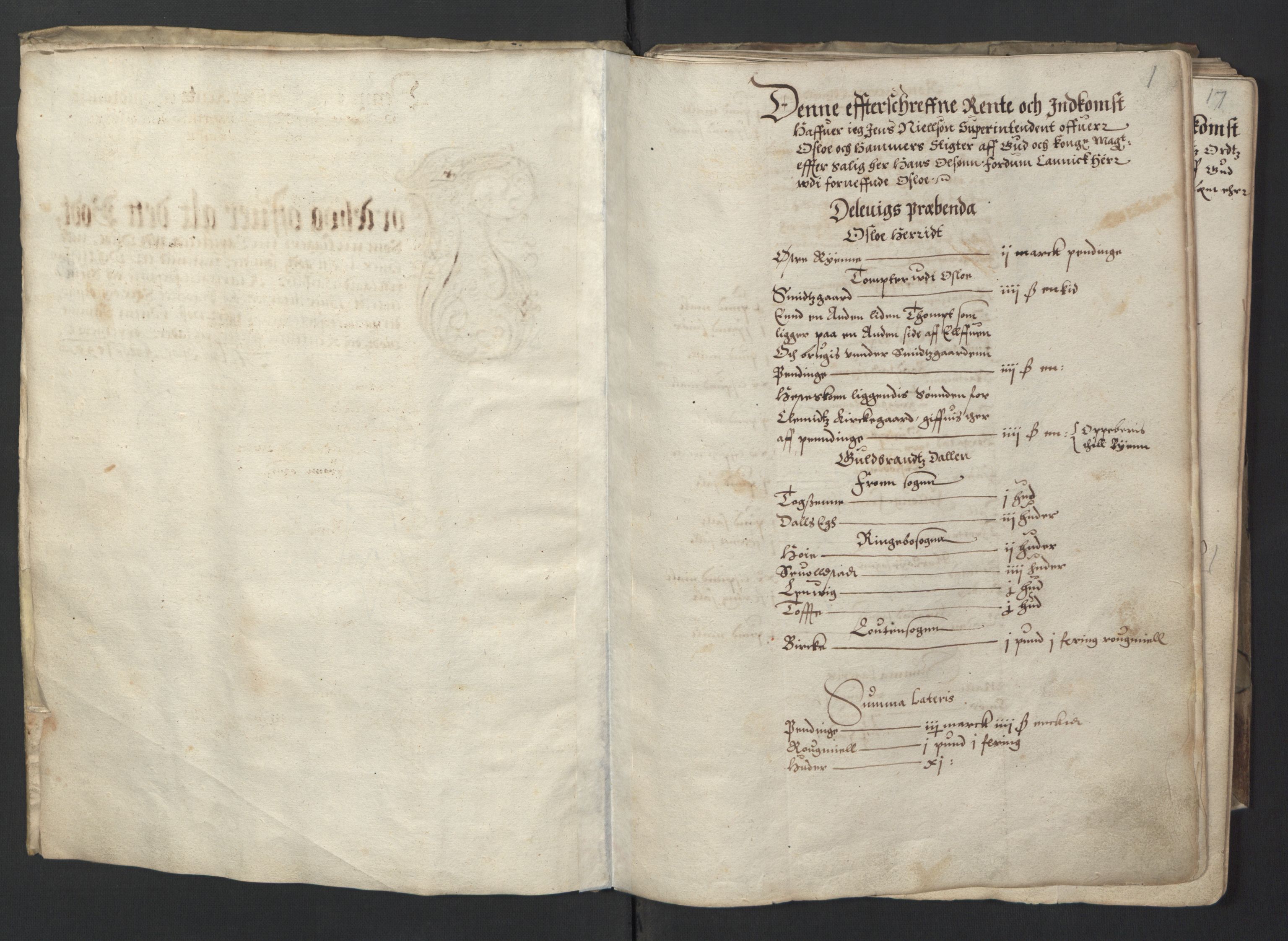 Stattholderembetet 1572-1771, AV/RA-EA-2870/Ek/L0001/0001: Jordebøker før 1624 og til utligning av garnisonsskatt 1624-1626: / Jordebok for Oslo kapitel, 1595, s. 4
