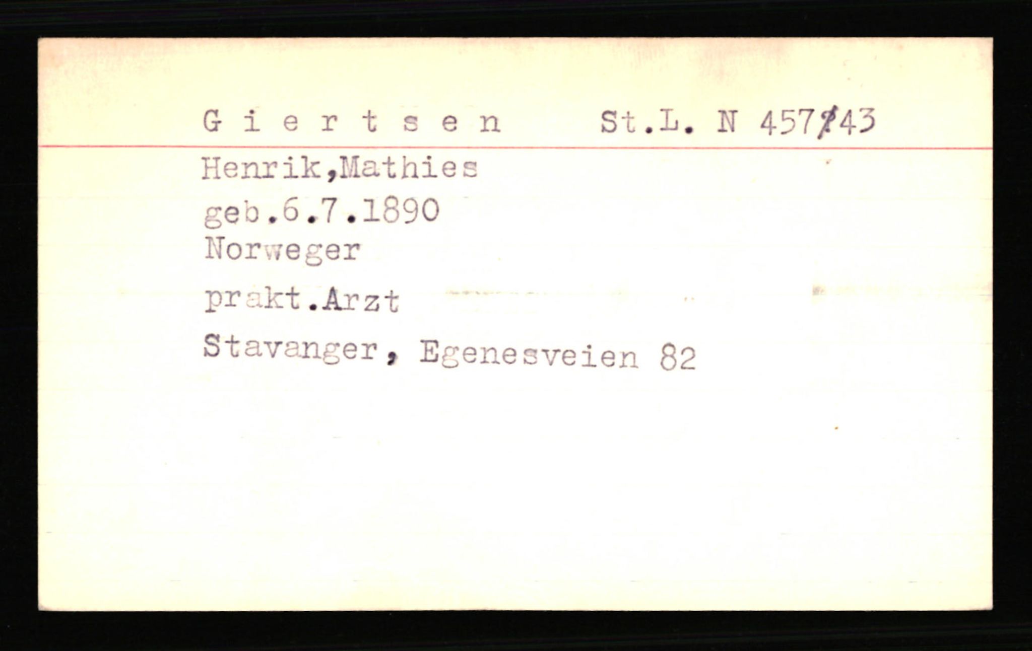 SS- und Polizeigericht Nord (IX), AV/RA-RAFA-3182/0001/C/Ca/L0002: kartotekkort for personer alfabetisk på etternavn: D-H, 1940-1945, s. 521