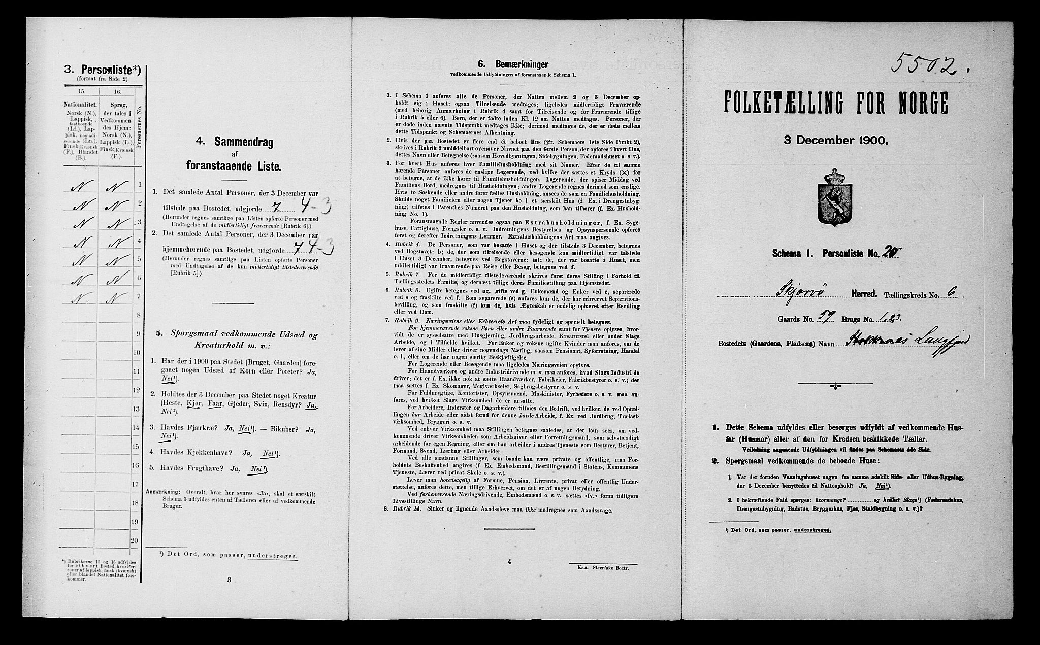 SATØ, Folketelling 1900 for 1941 Skjervøy herred, 1900, s. 578