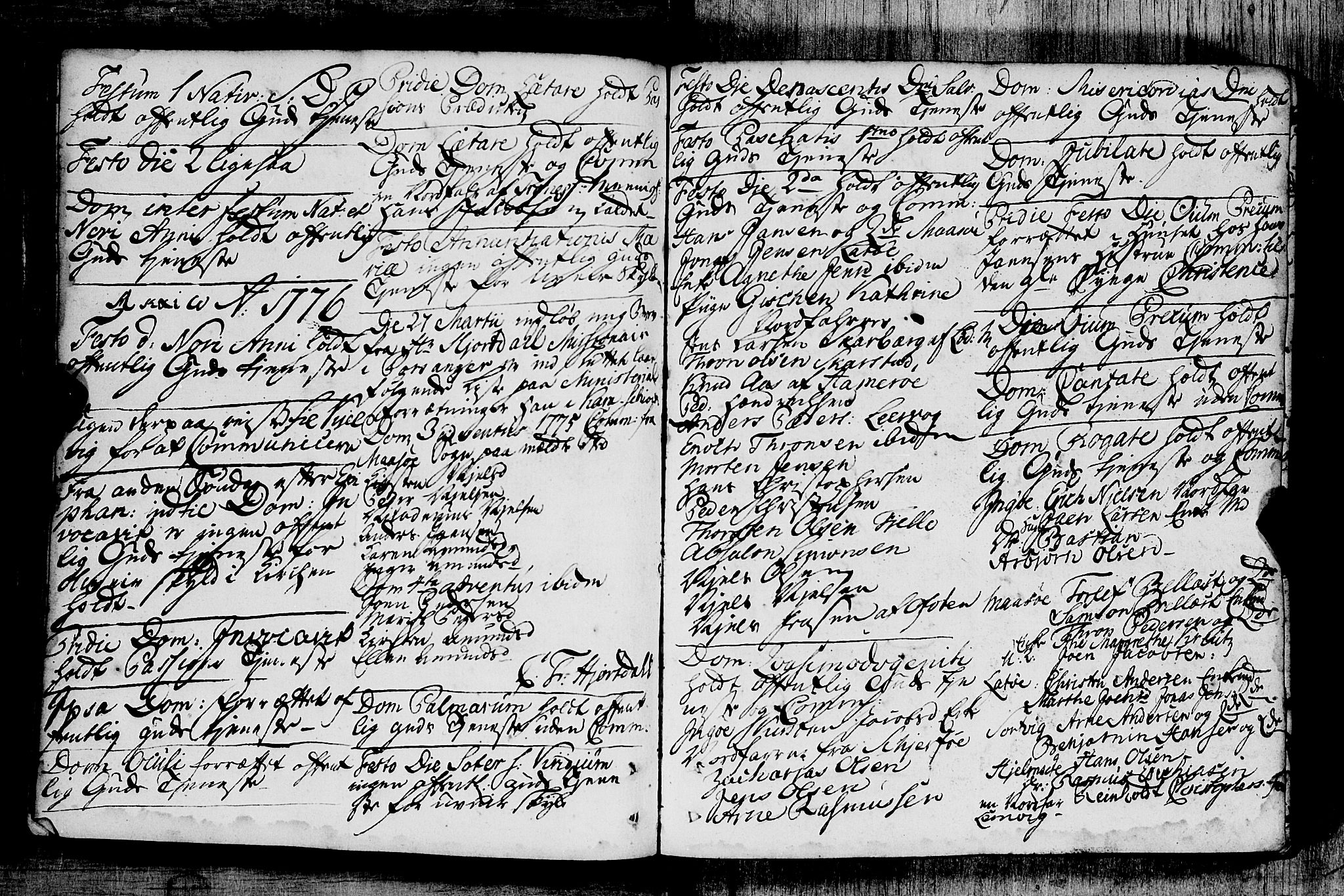 Måsøy sokneprestkontor, AV/SATØ-S-1348/B/L0026: Kommunikantprotokoll nr. 26 (1), 1749-1804