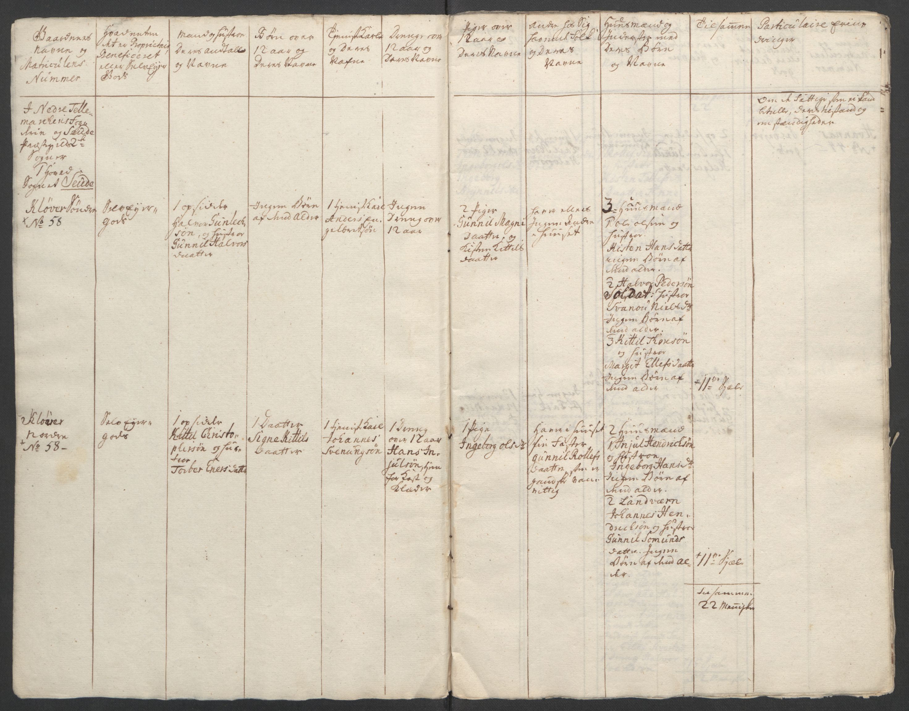 Rentekammeret inntil 1814, Reviderte regnskaper, Fogderegnskap, RA/EA-4092/R37/L2239: Ekstraskatten Nedre Telemark og Bamble, 1762-1763, s. 117