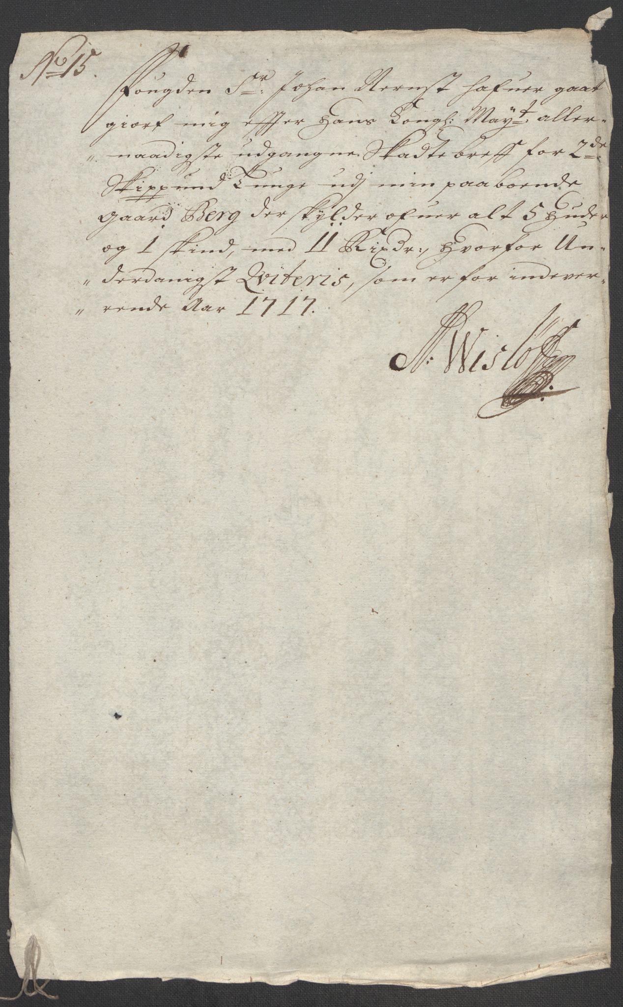 Rentekammeret inntil 1814, Reviderte regnskaper, Fogderegnskap, RA/EA-4092/R18/L1318: Fogderegnskap Hadeland, Toten og Valdres, 1717, s. 127