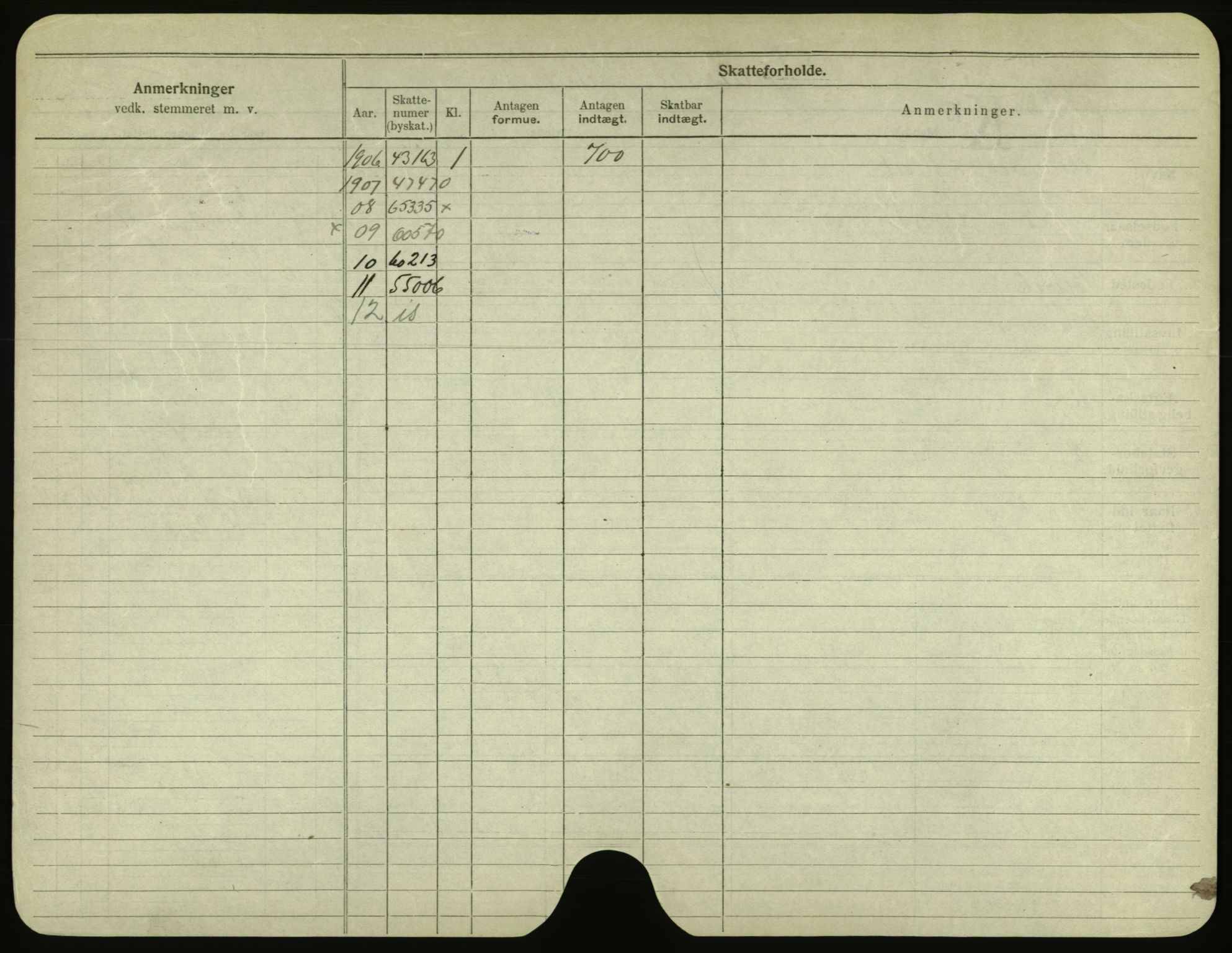 Oslo folkeregister, Registerkort, SAO/A-11715/F/Fa/Fac/L0001: Menn, 1906-1914, s. 126b