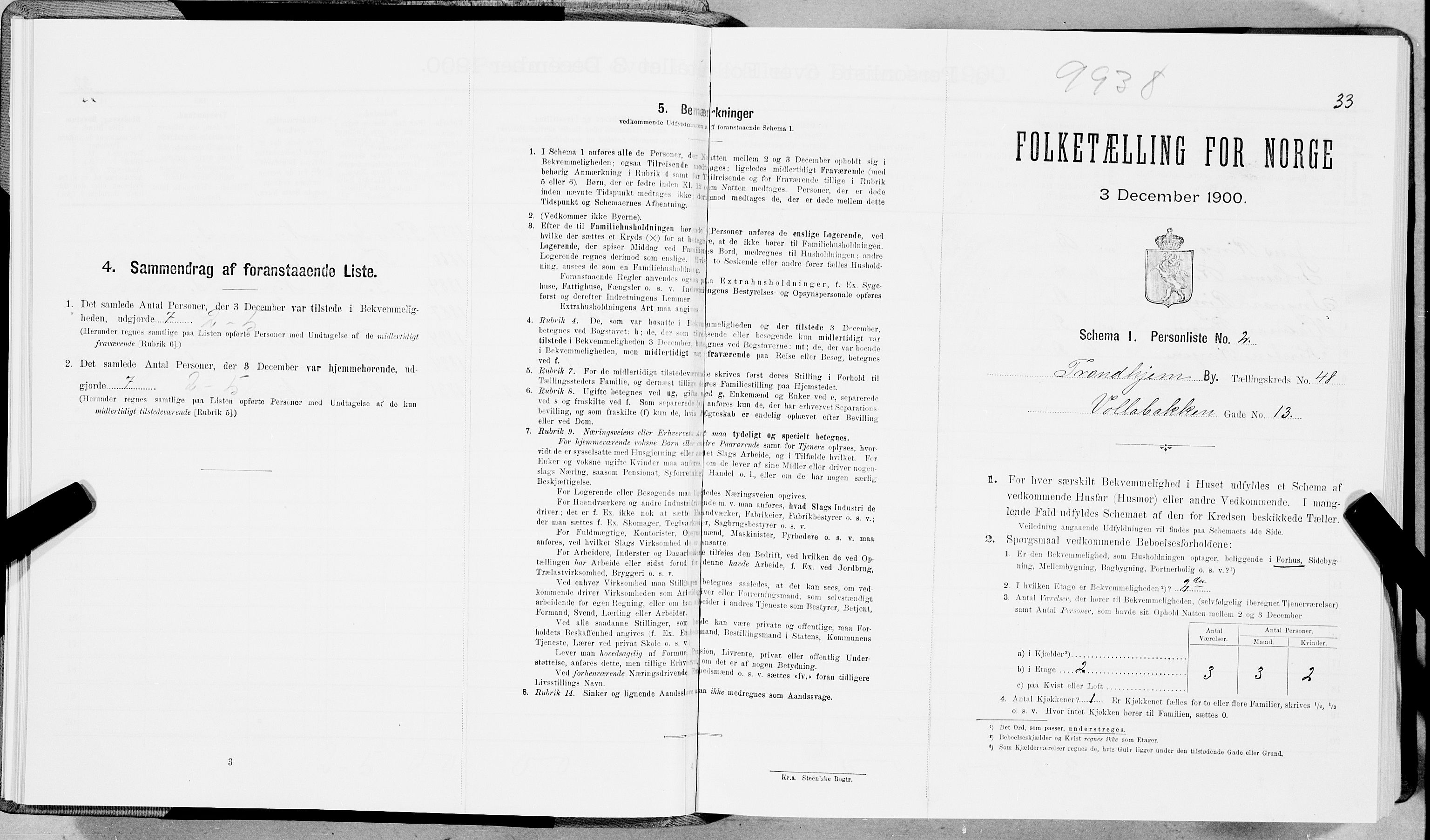 SAT, Folketelling 1900 for 1601 Trondheim kjøpstad, 1900, s. 7874
