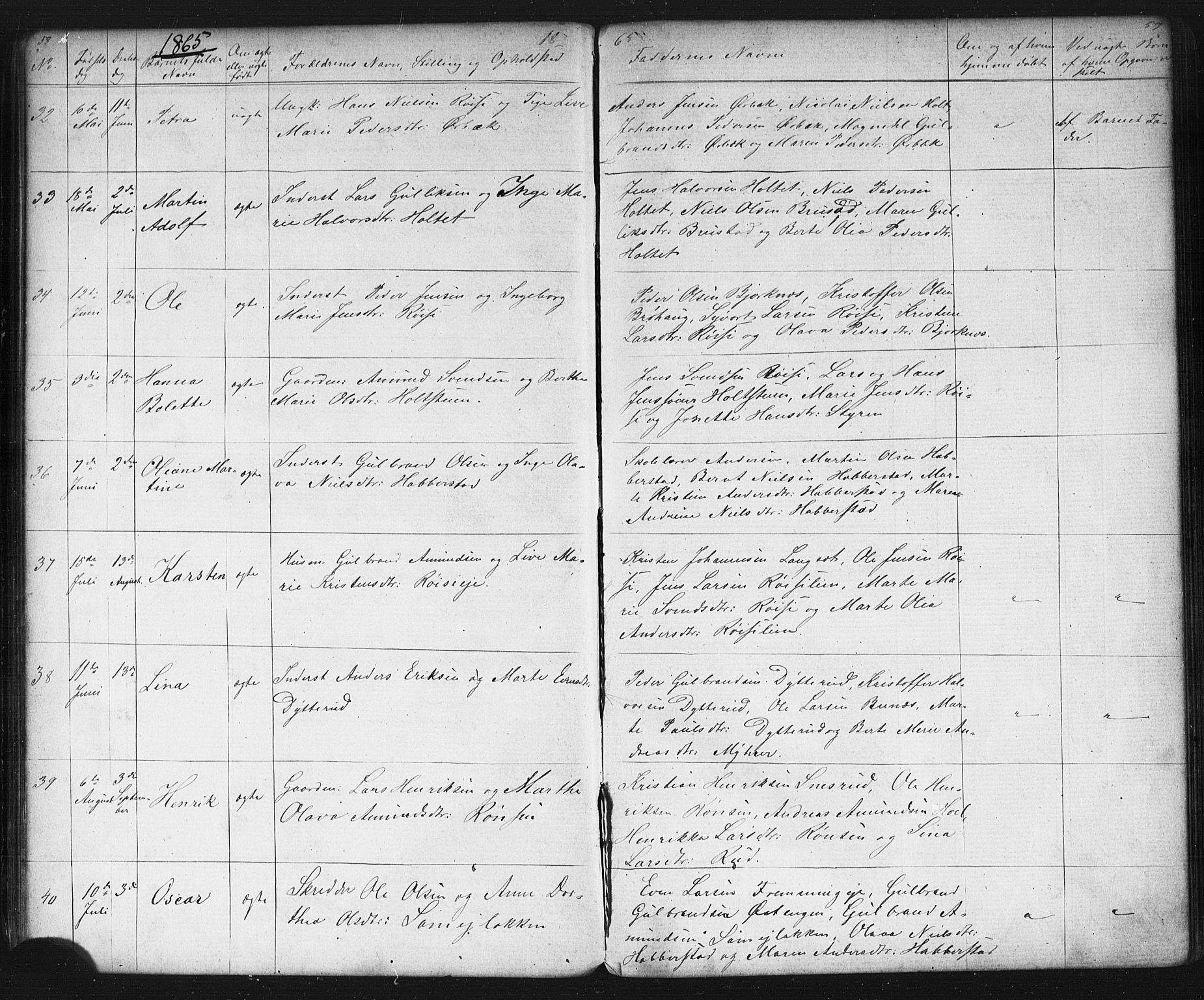 Eidsvoll prestekontor Kirkebøker, AV/SAO-A-10888/G/Gb/L0001: Klokkerbok nr. II 1, 1861-1877, s. 58-59