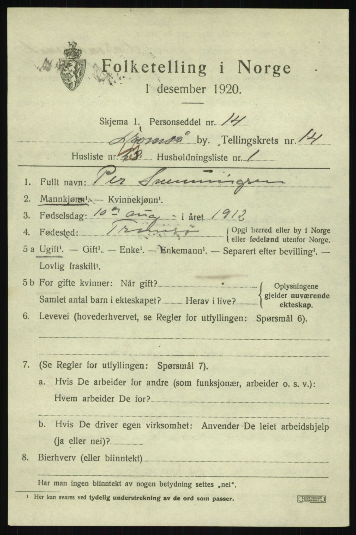 SATØ, Folketelling 1920 for 1902 Tromsø kjøpstad, 1920, s. 27083