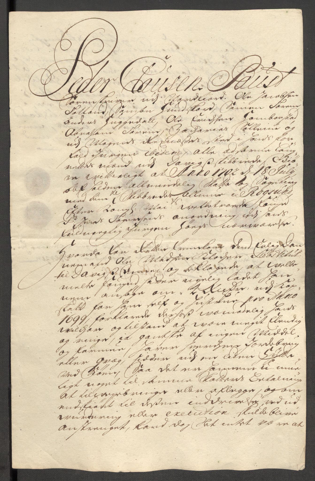 Rentekammeret inntil 1814, Reviderte regnskaper, Fogderegnskap, AV/RA-EA-4092/R53/L3424: Fogderegnskap Sunn- og Nordfjord, 1699, s. 535