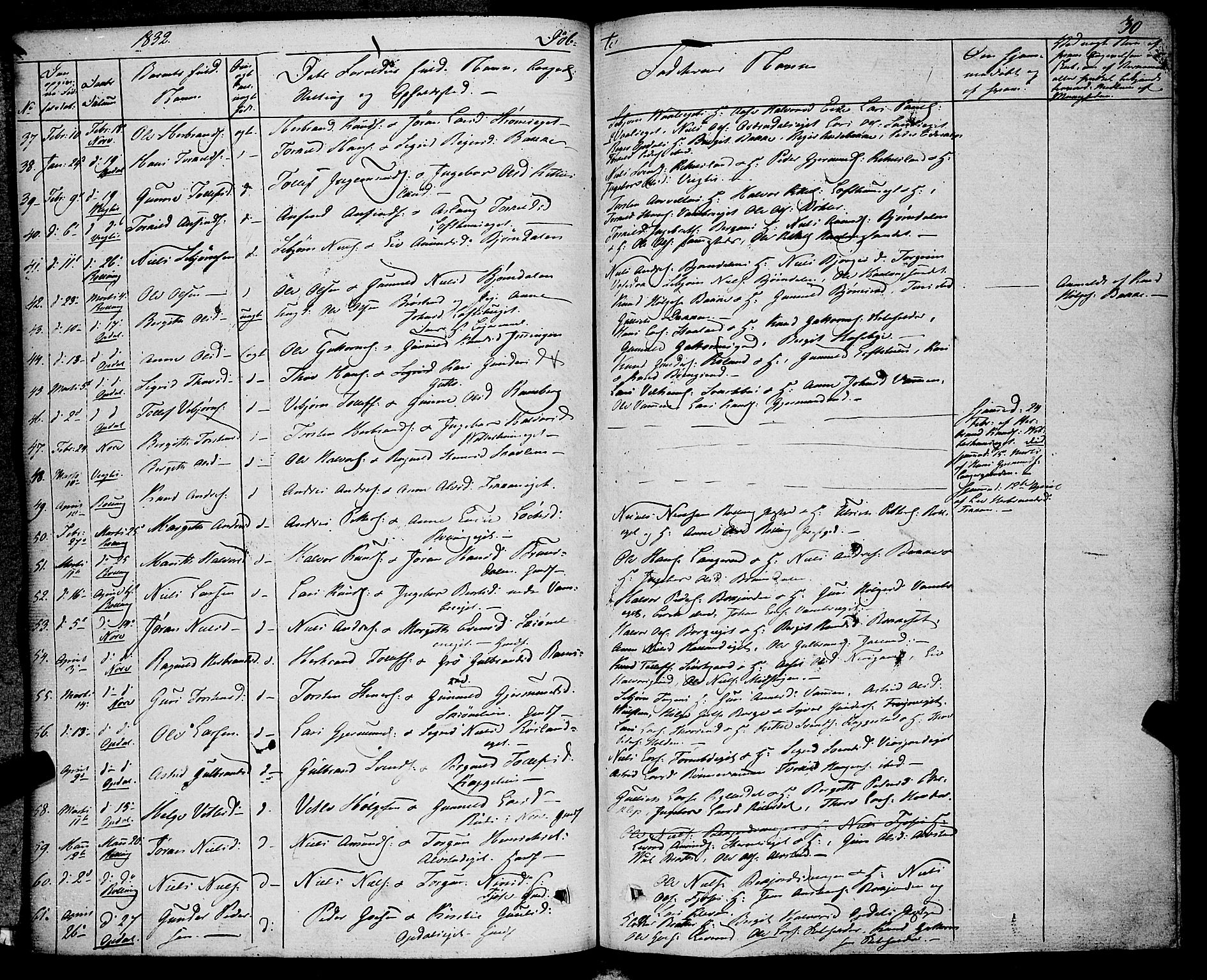 Rollag kirkebøker, SAKO/A-240/F/Fa/L0007: Ministerialbok nr. I 7, 1828-1847, s. 30