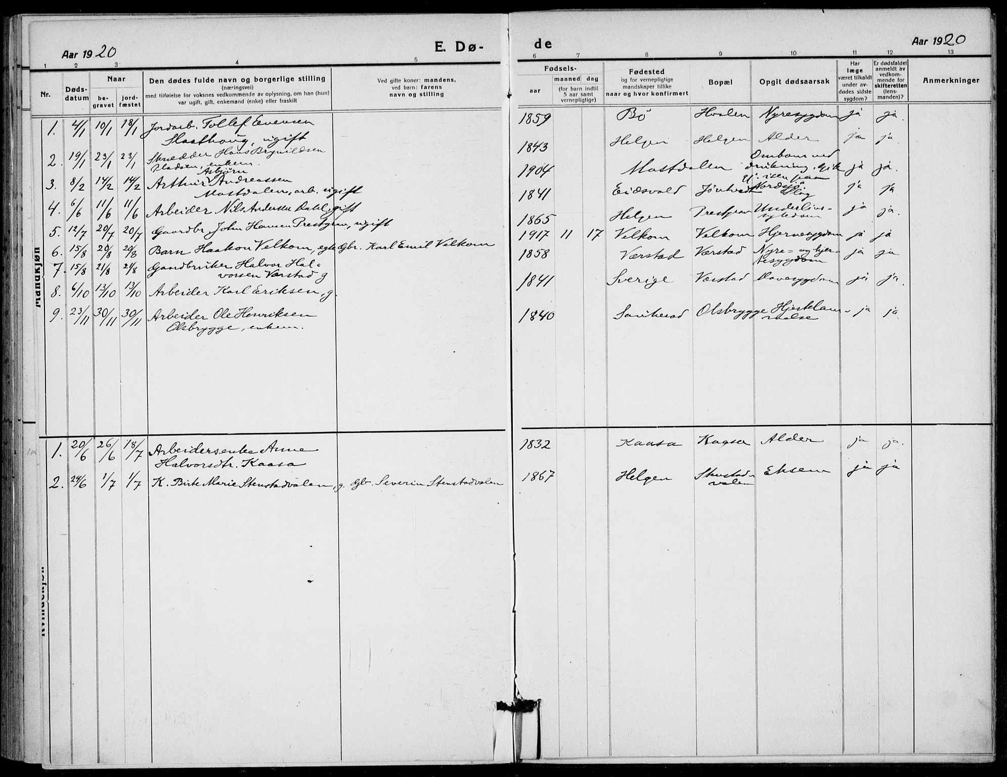 Holla kirkebøker, AV/SAKO-A-272/F/Fa/L0011: Ministerialbok nr. 11, 1897-1928