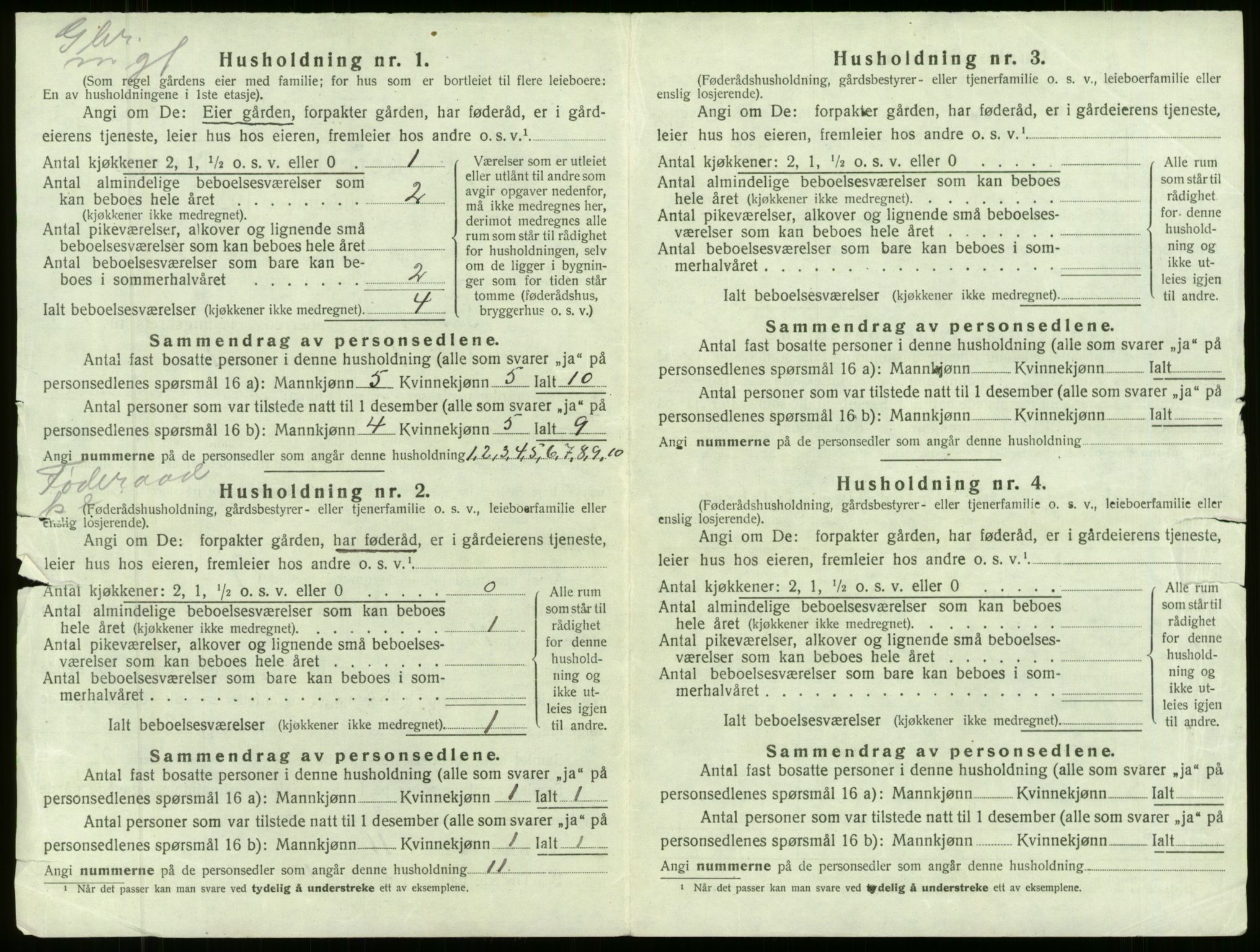 SAB, Folketelling 1920 for 1223 Tysnes herred, 1920, s. 59
