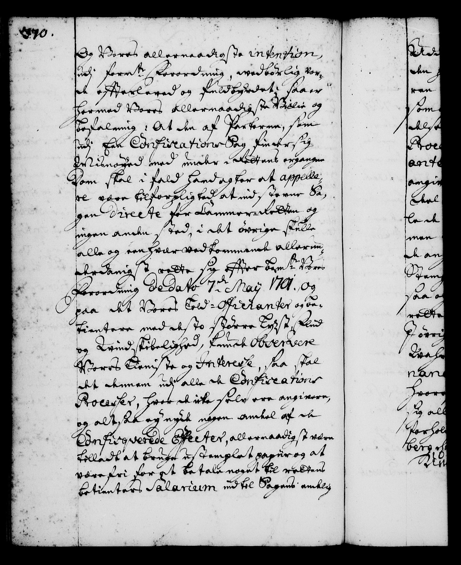 Rentekammeret, Kammerkanselliet, RA/EA-3111/G/Gg/Gga/L0001: Norsk ekspedisjonsprotokoll med register (merket RK 53.1), 1720-1723, s. 370