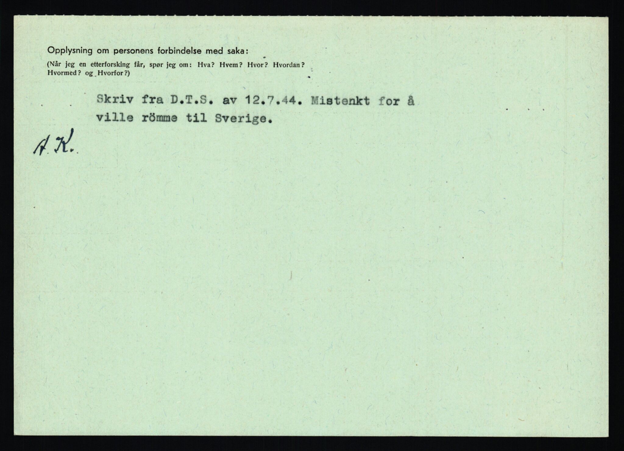 Statspolitiet - Hovedkontoret / Osloavdelingen, AV/RA-S-1329/C/Ca/L0012: Oanæs - Quistgaard	, 1943-1945, s. 3882