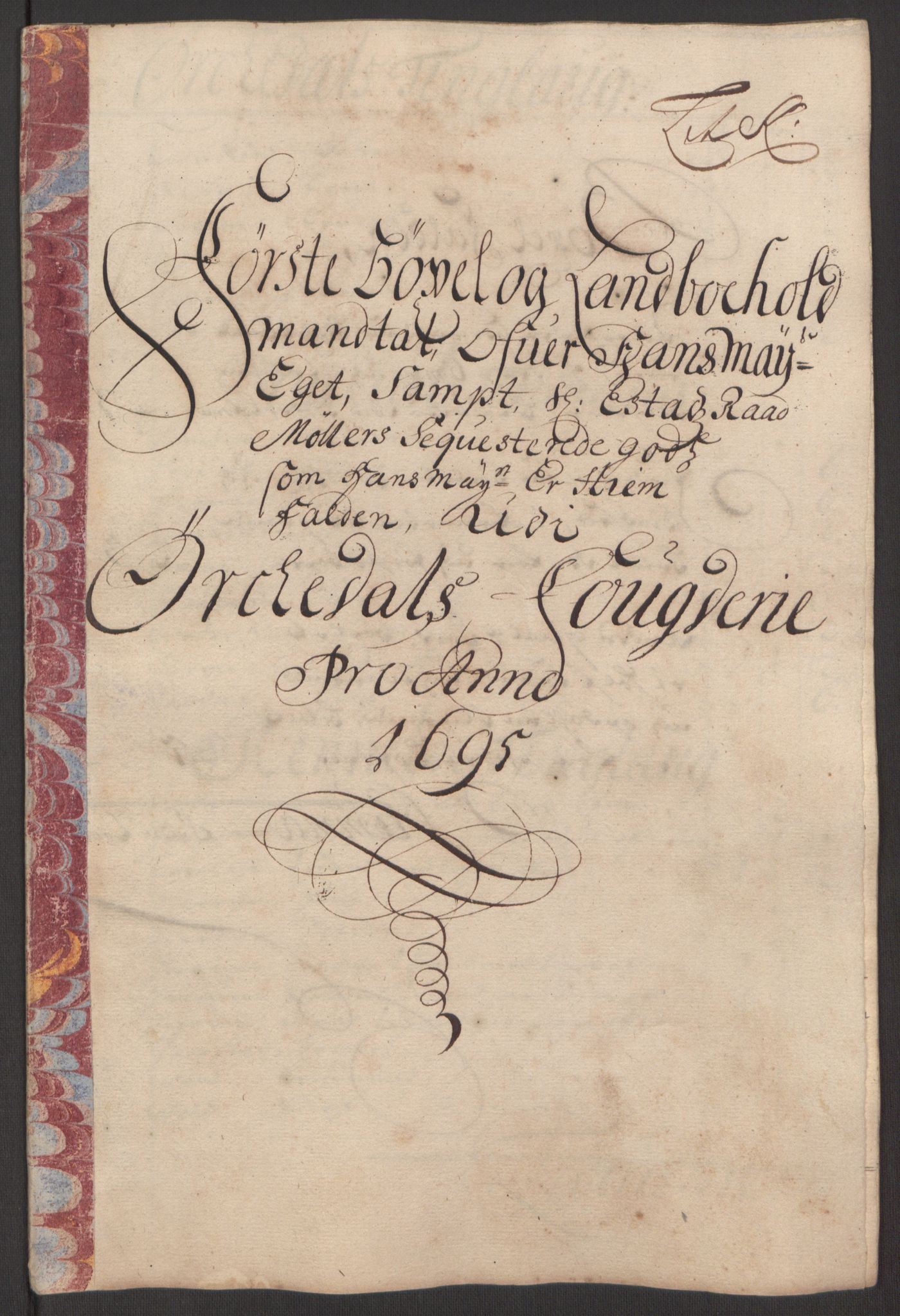 Rentekammeret inntil 1814, Reviderte regnskaper, Fogderegnskap, RA/EA-4092/R60/L3945: Fogderegnskap Orkdal og Gauldal, 1695, s. 178