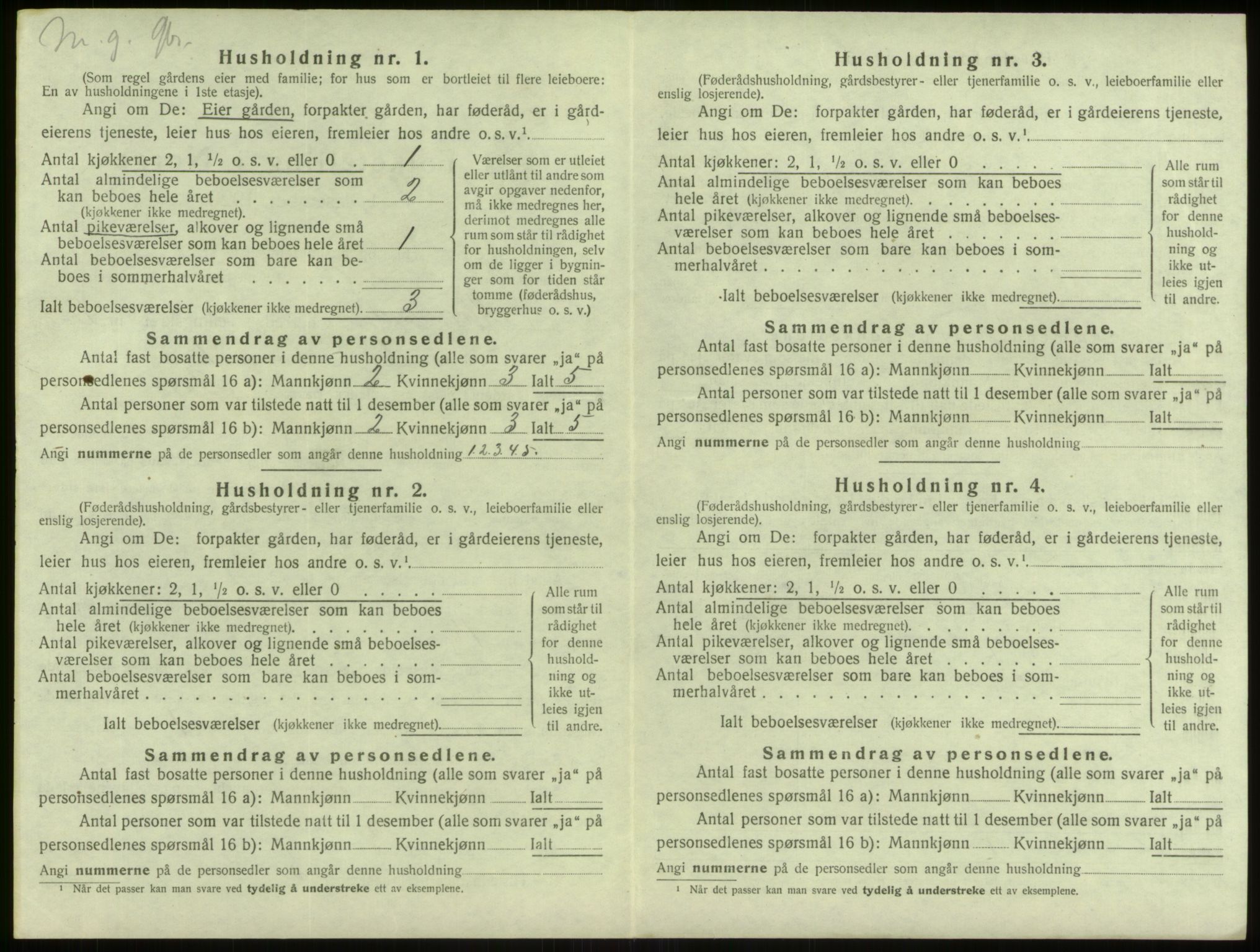 SAB, Folketelling 1920 for 1257 Alversund herred, 1920, s. 922