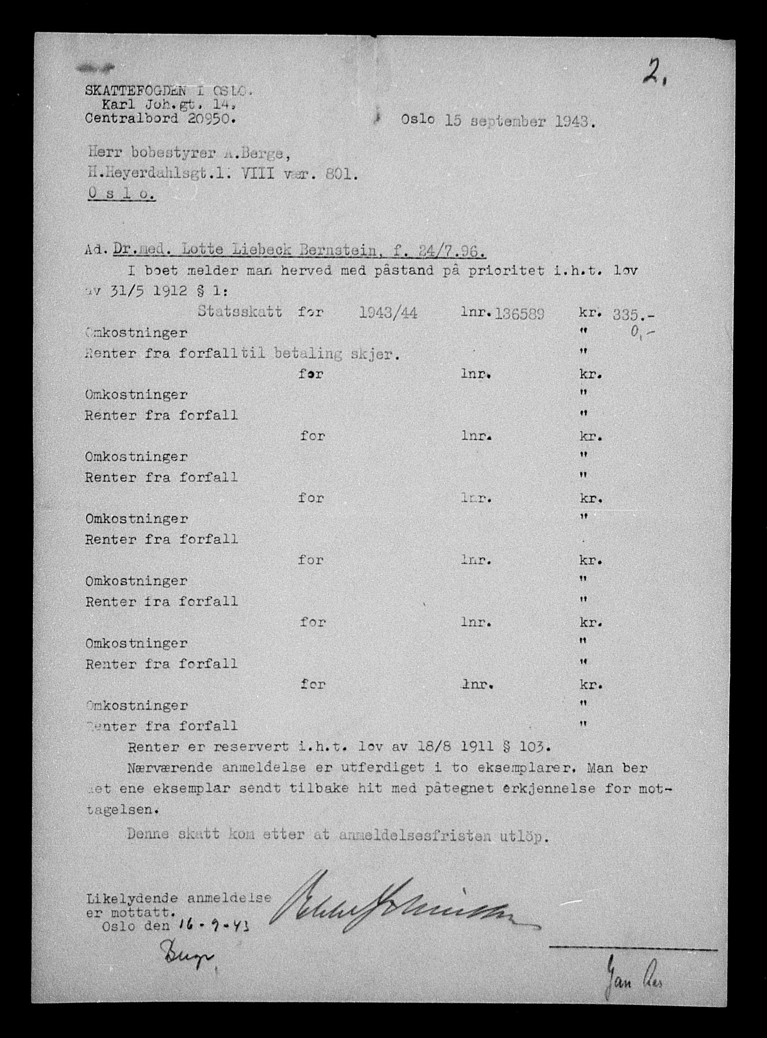 Justisdepartementet, Tilbakeføringskontoret for inndratte formuer, AV/RA-S-1564/H/Hc/Hcc/L0922: --, 1945-1947, s. 584