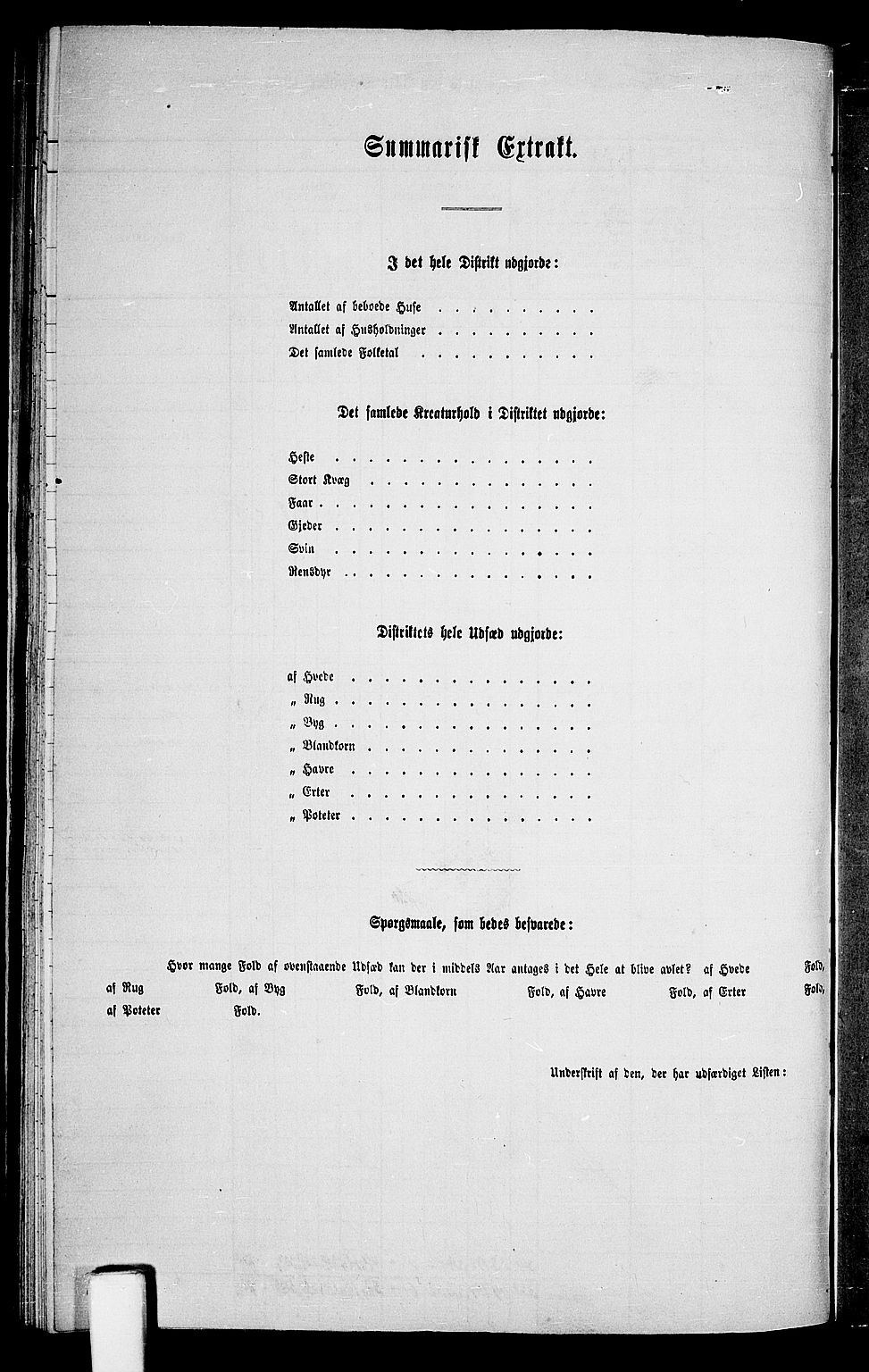 RA, Folketelling 1865 for 1013P Tveit prestegjeld, 1865, s. 109