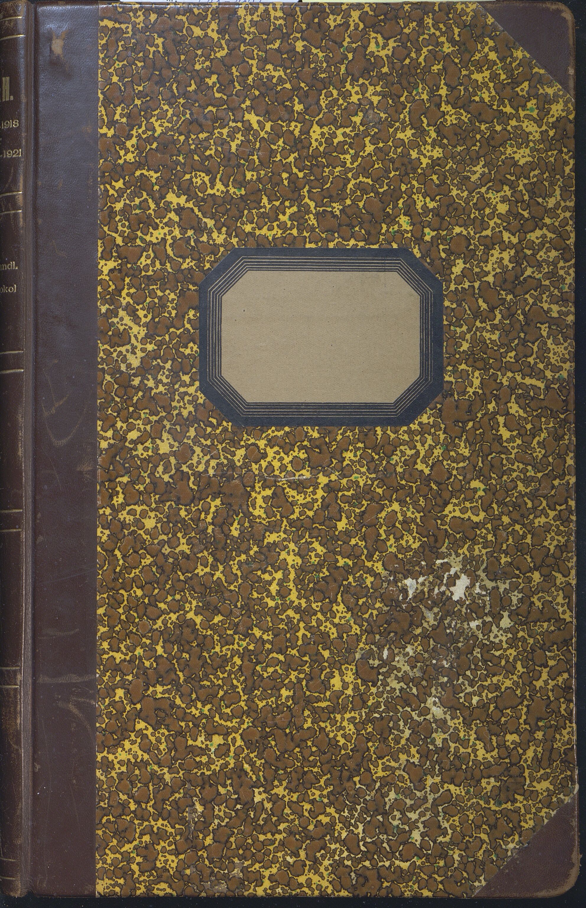 Kyrkjebø kommune. Formannskapet, VLFK/K-14161.150/100/L0006: møtebok for kommunestyret og formannskapet i Kyrkjebø kommune, 1918-1921