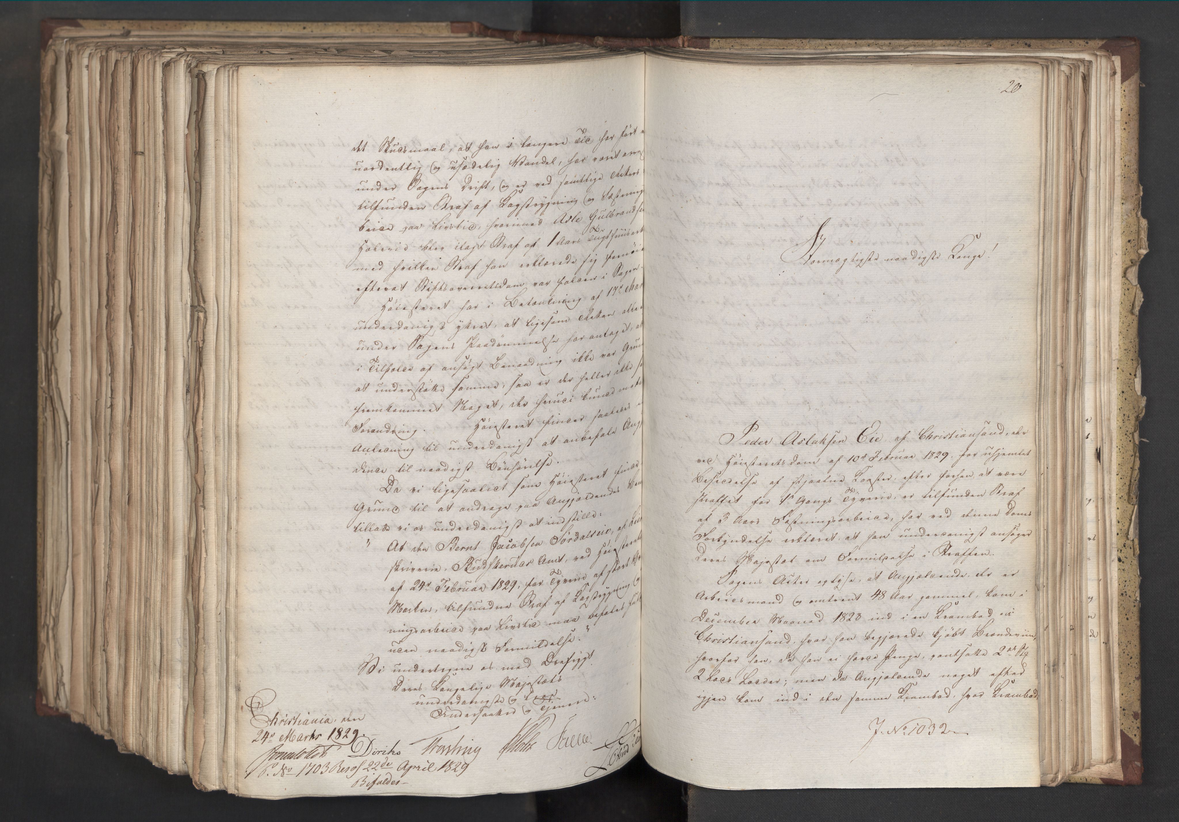 Statsrådsavdelingen i Stockholm, AV/RA-S-1003/D/Da/L0058: Regjeringsinnstillinger nr. 808-1073, 1829, s. 659
