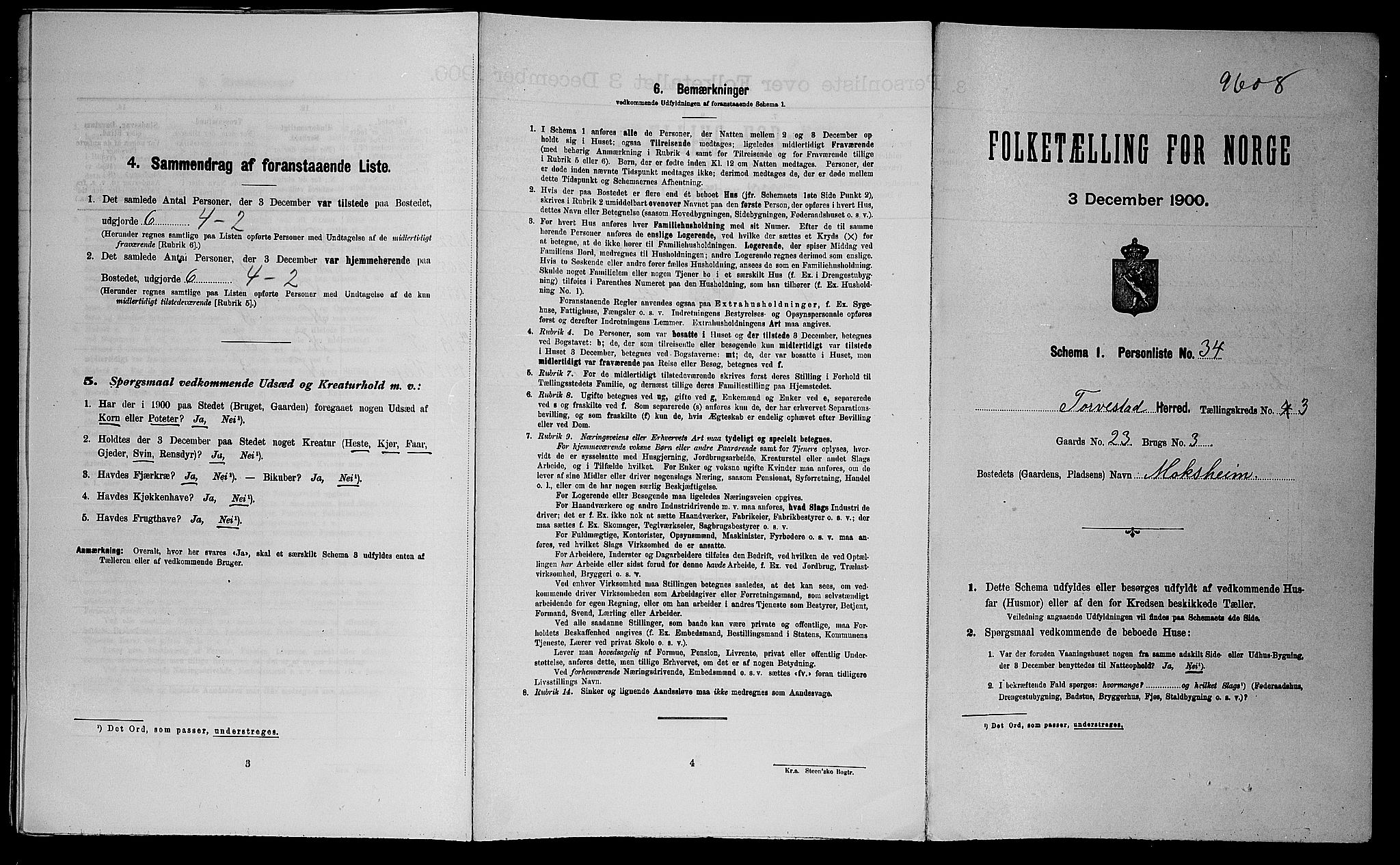 SAST, Folketelling 1900 for 1152 Torvastad herred, 1900, s. 505
