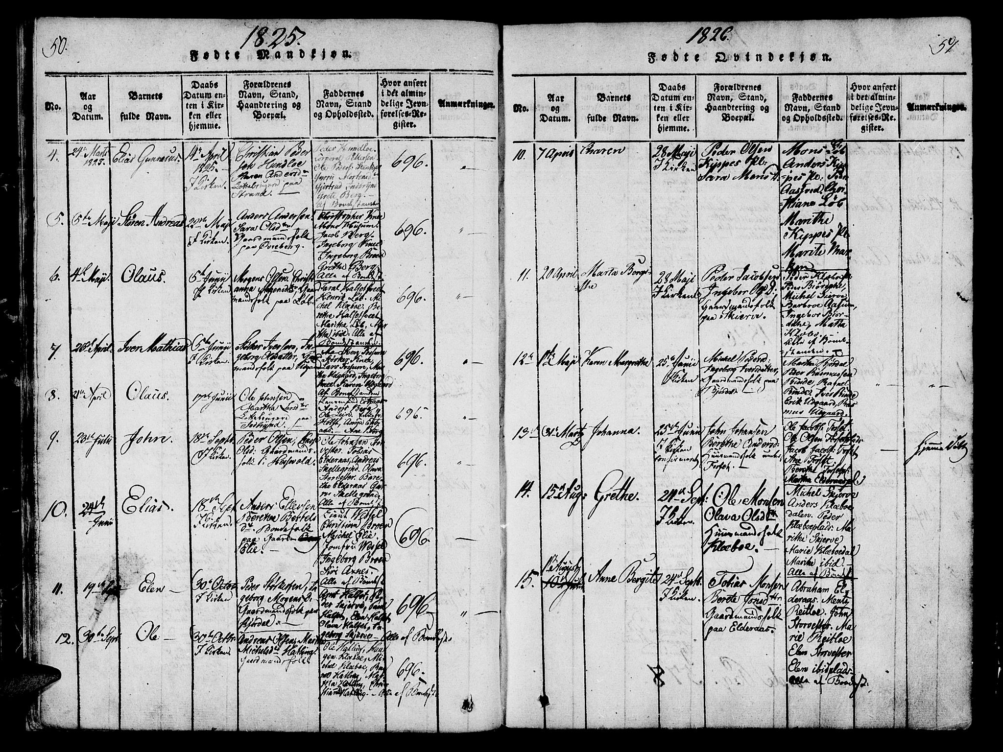 Ministerialprotokoller, klokkerbøker og fødselsregistre - Nord-Trøndelag, SAT/A-1458/746/L0441: Ministerialbok nr. 746A03 /1, 1816-1827, s. 50-51