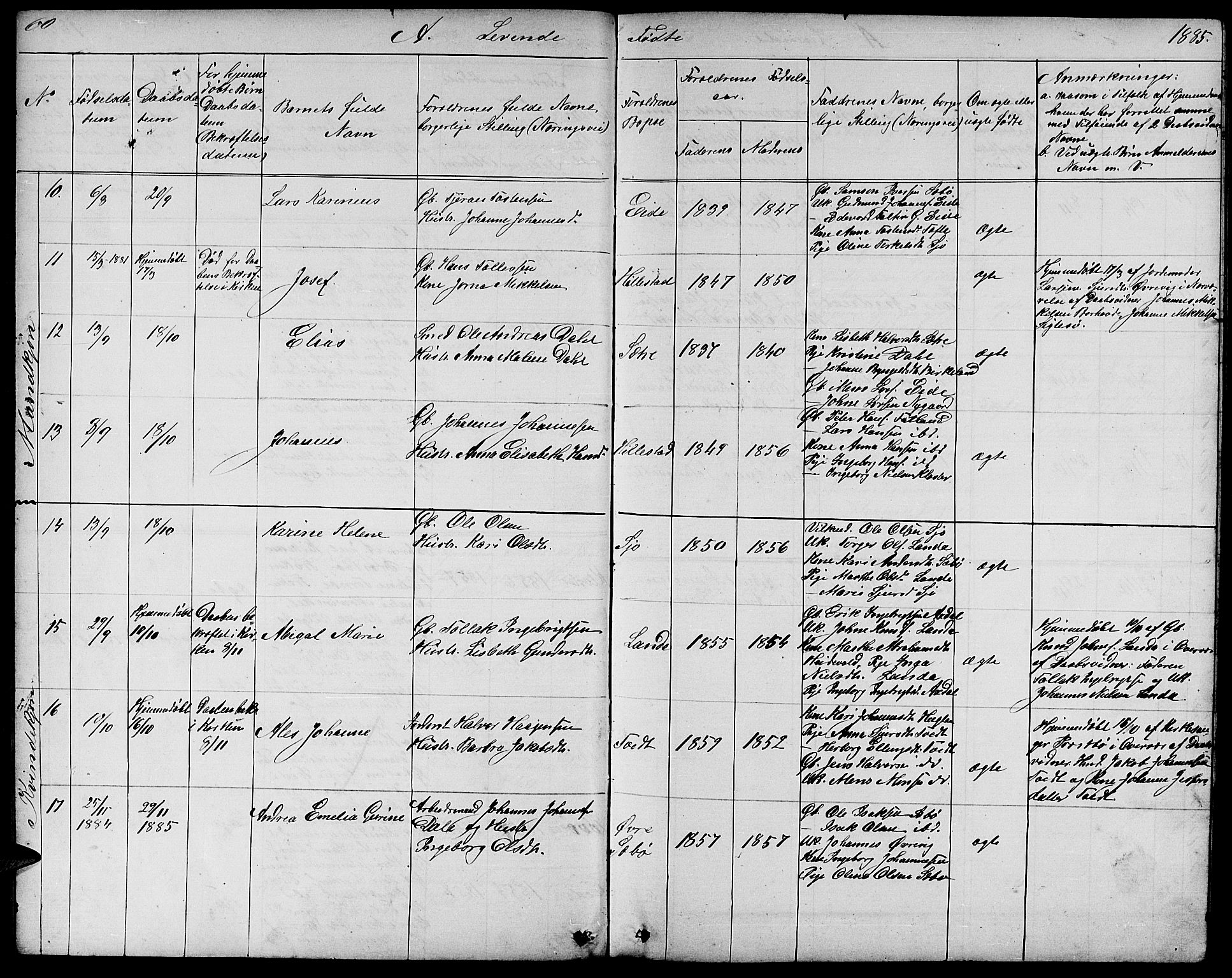 Fjelberg sokneprestembete, AV/SAB-A-75201/H/Hab: Klokkerbok nr. B 3, 1868-1888, s. 60