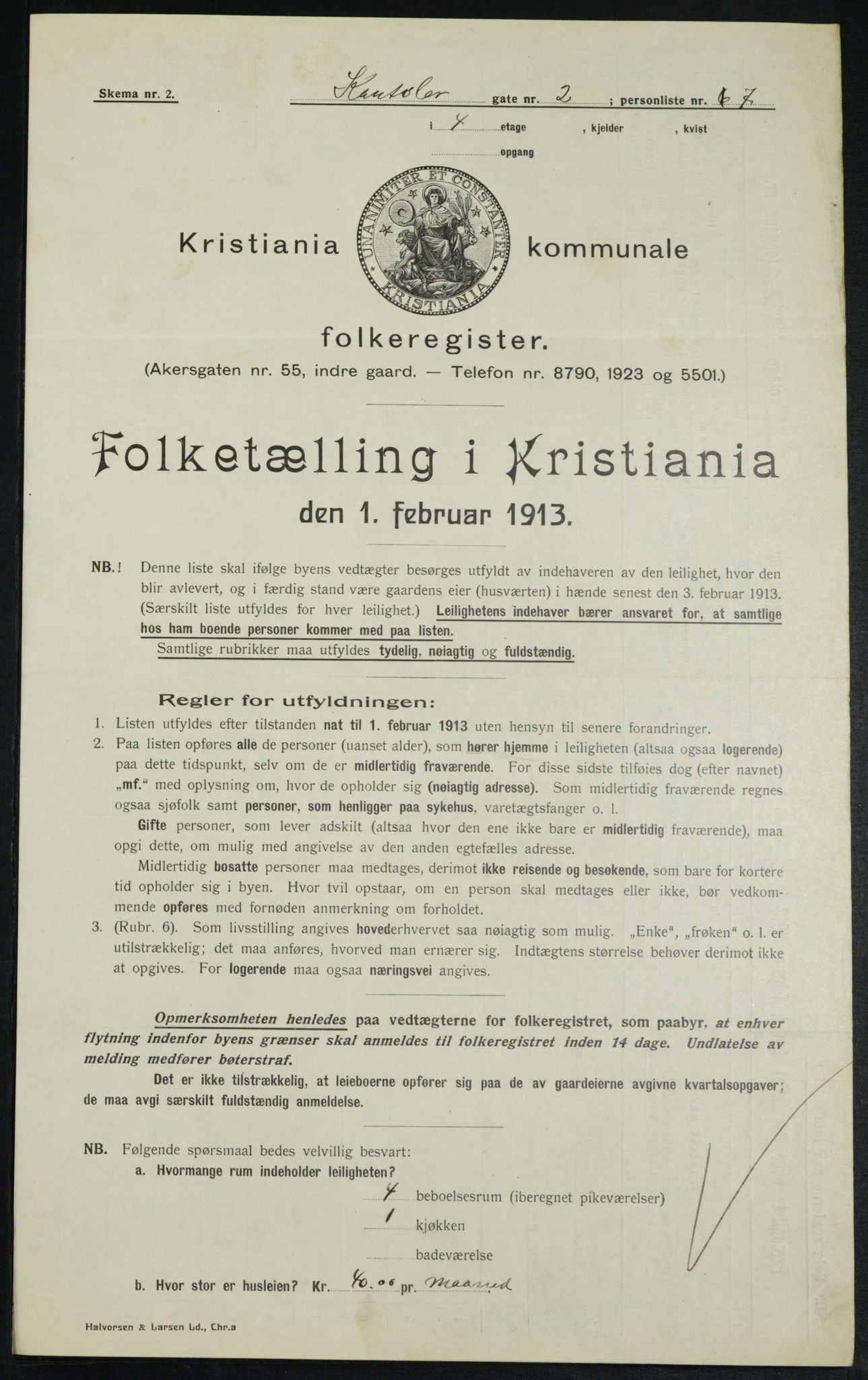 OBA, Kommunal folketelling 1.2.1913 for Kristiania, 1913, s. 47802