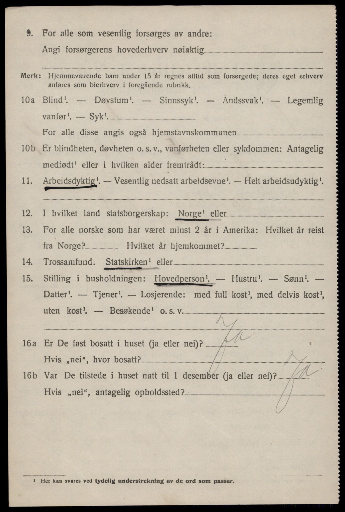 SAKO, Folketelling 1920 for 0827 Hjartdal herred, 1920, s. 2285