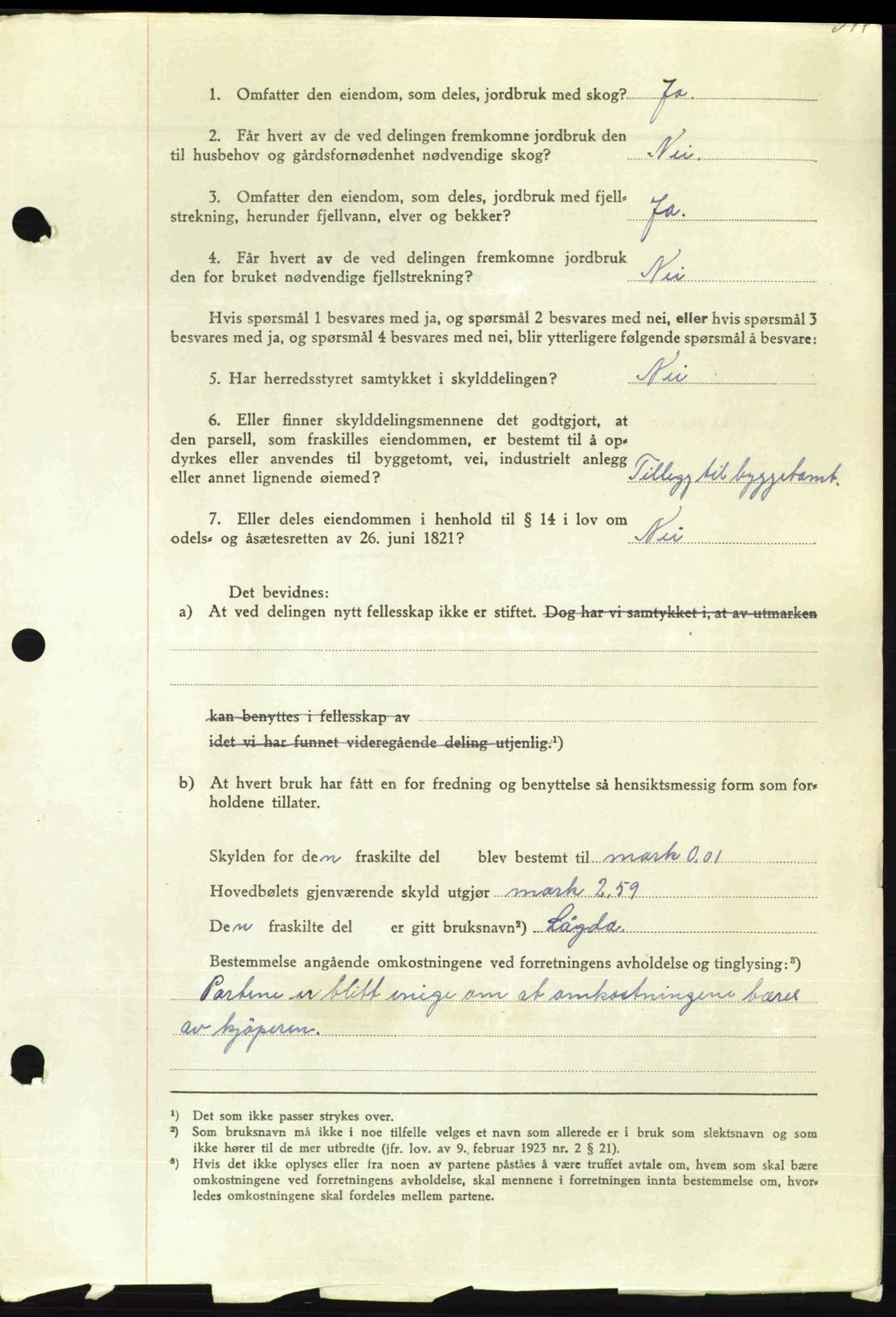 Nordmøre sorenskriveri, AV/SAT-A-4132/1/2/2Ca: Pantebok nr. A116, 1950-1950, Dagboknr: 3254/1950