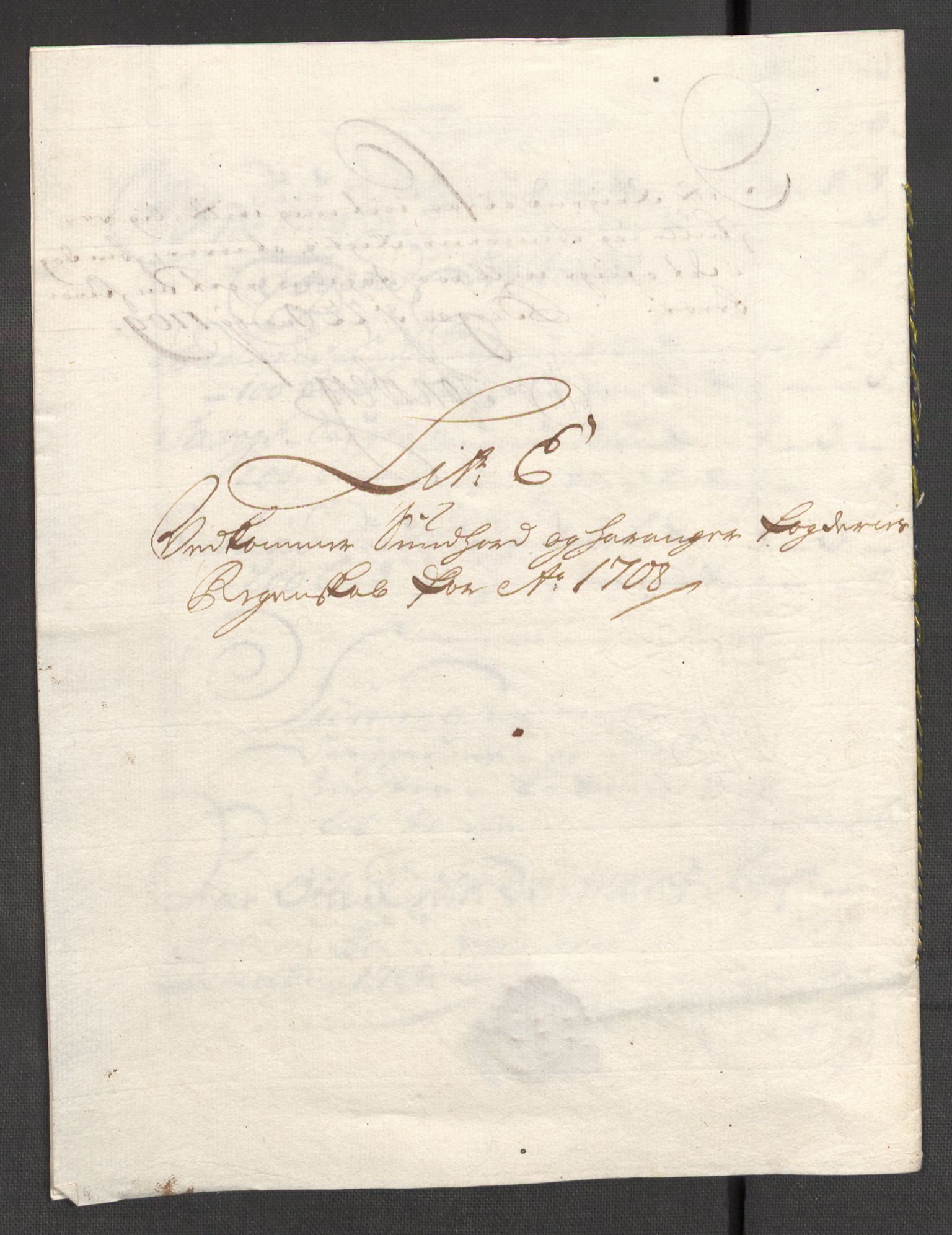 Rentekammeret inntil 1814, Reviderte regnskaper, Fogderegnskap, AV/RA-EA-4092/R48/L2985: Fogderegnskap Sunnhordland og Hardanger, 1708, s. 166