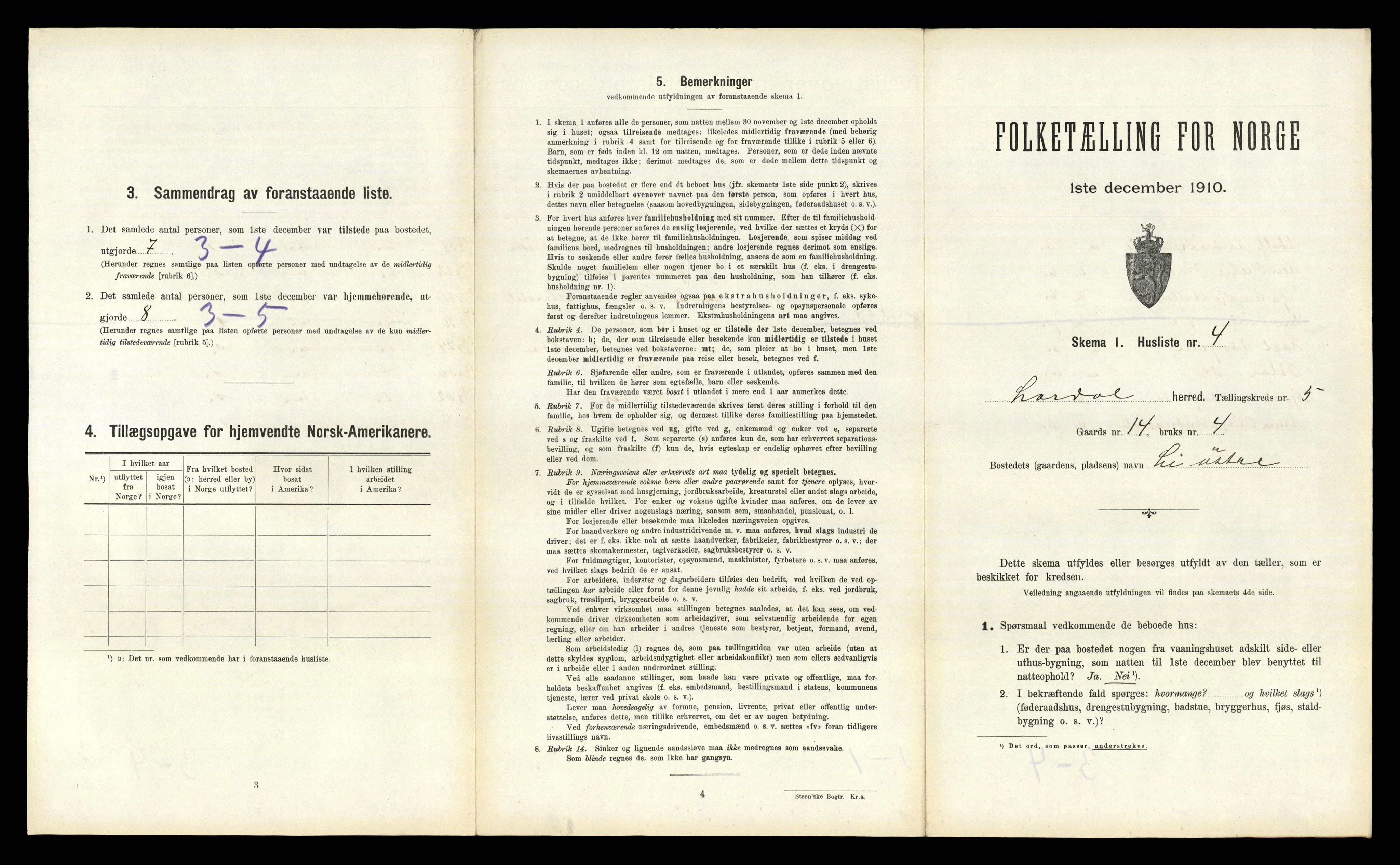 RA, Folketelling 1910 for 0728 Lardal herred, 1910, s. 652