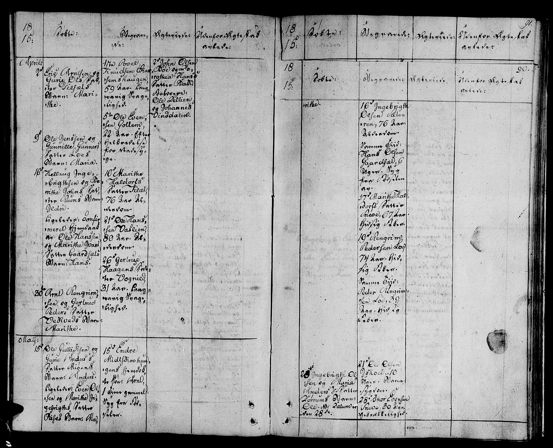 Ministerialprotokoller, klokkerbøker og fødselsregistre - Sør-Trøndelag, SAT/A-1456/678/L0894: Ministerialbok nr. 678A04, 1806-1815, s. 90