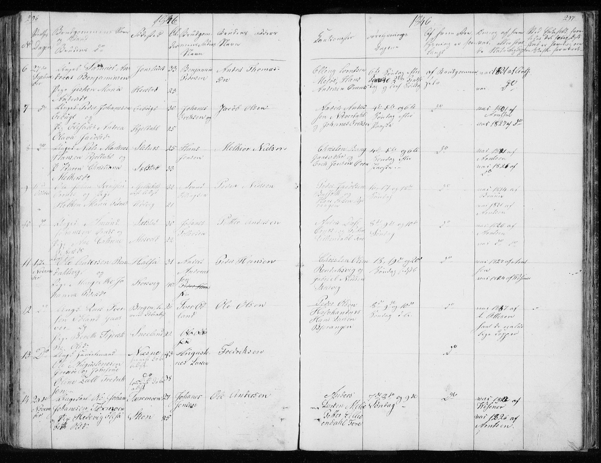 Ministerialprotokoller, klokkerbøker og fødselsregistre - Nordland, SAT/A-1459/843/L0632: Klokkerbok nr. 843C01, 1833-1853, s. 296-297