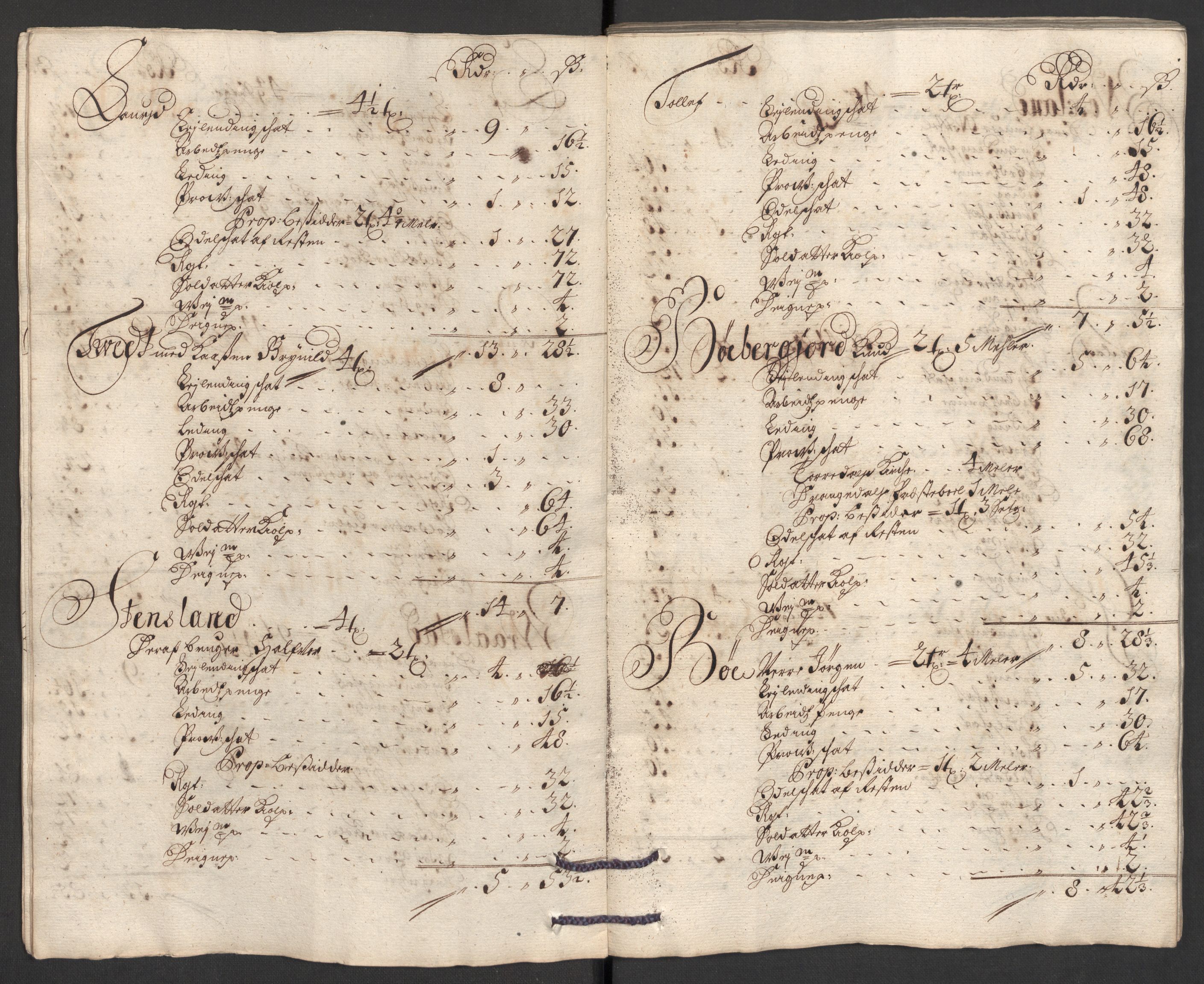 Rentekammeret inntil 1814, Reviderte regnskaper, Fogderegnskap, AV/RA-EA-4092/R36/L2114: Fogderegnskap Øvre og Nedre Telemark og Bamble, 1705, s. 41