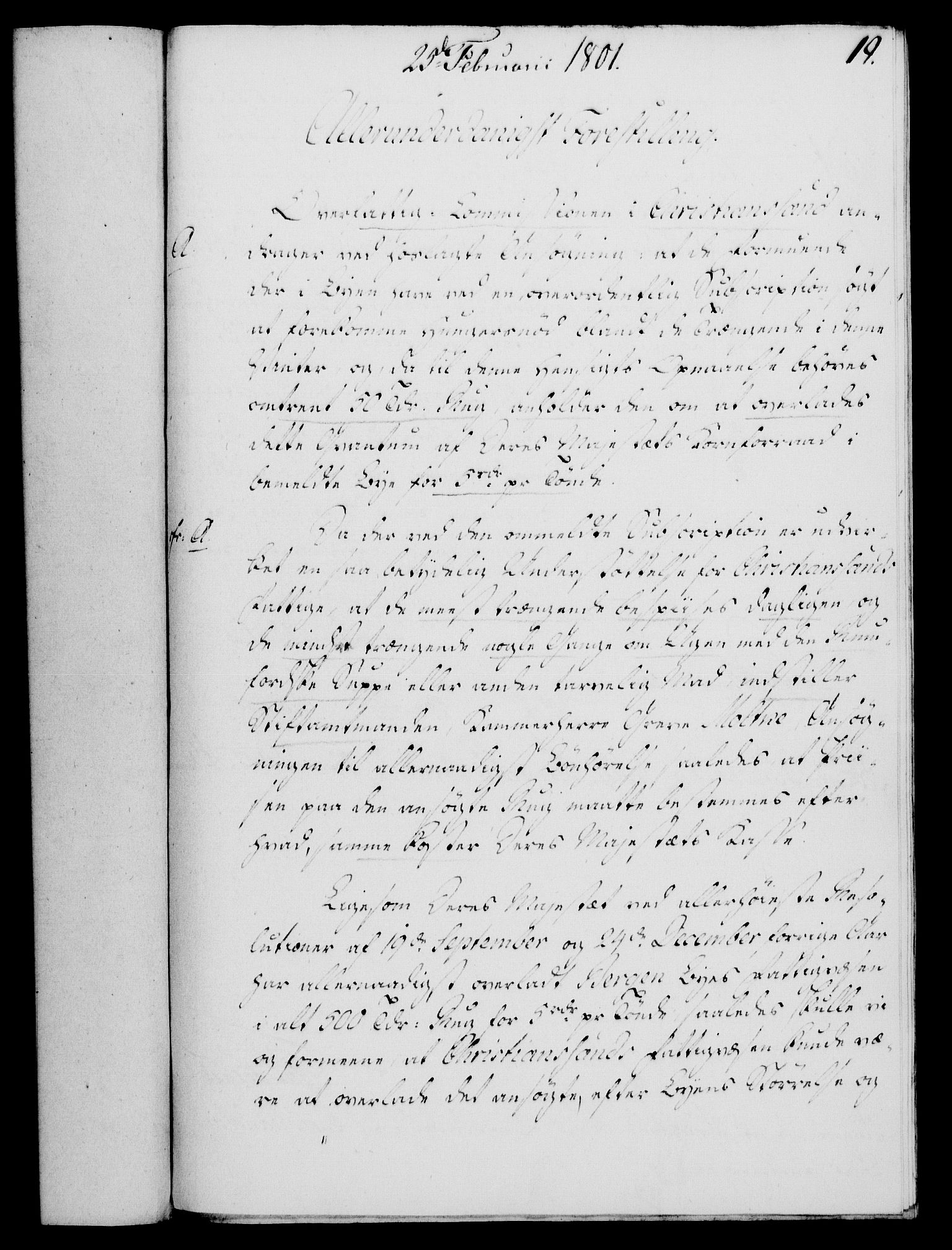 Rentekammeret, Kammerkanselliet, AV/RA-EA-3111/G/Gf/Gfa/L0083: Norsk relasjons- og resolusjonsprotokoll (merket RK 52.83), 1801, s. 154
