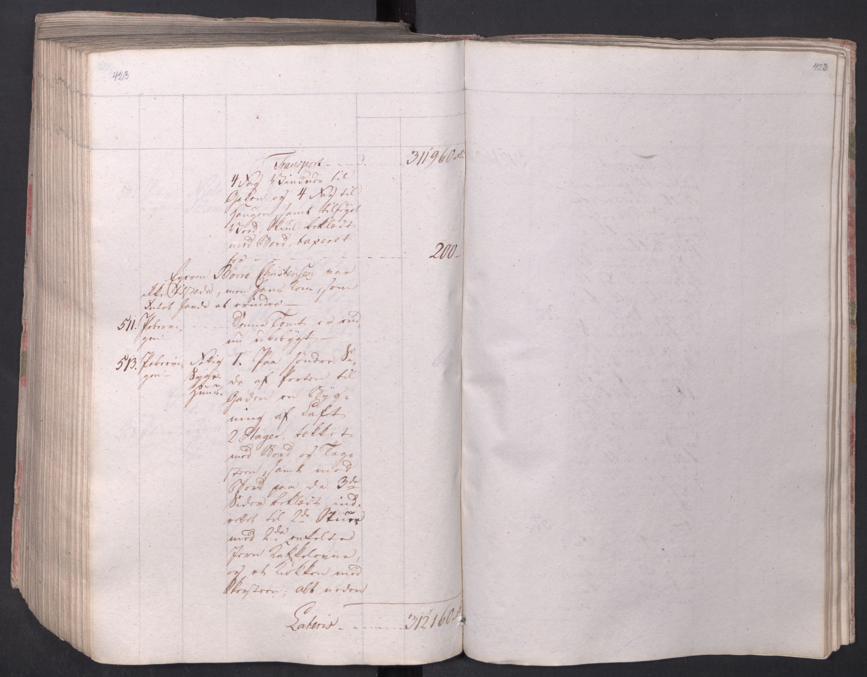 Kristiania stiftamt, AV/SAO-A-10386/I/Ia/L0015: Branntakster, 1797, s. 423