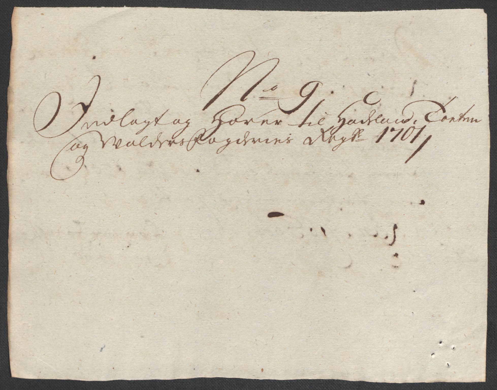 Rentekammeret inntil 1814, Reviderte regnskaper, Fogderegnskap, AV/RA-EA-4092/R18/L1299: Fogderegnskap Hadeland, Toten og Valdres, 1701, s. 376