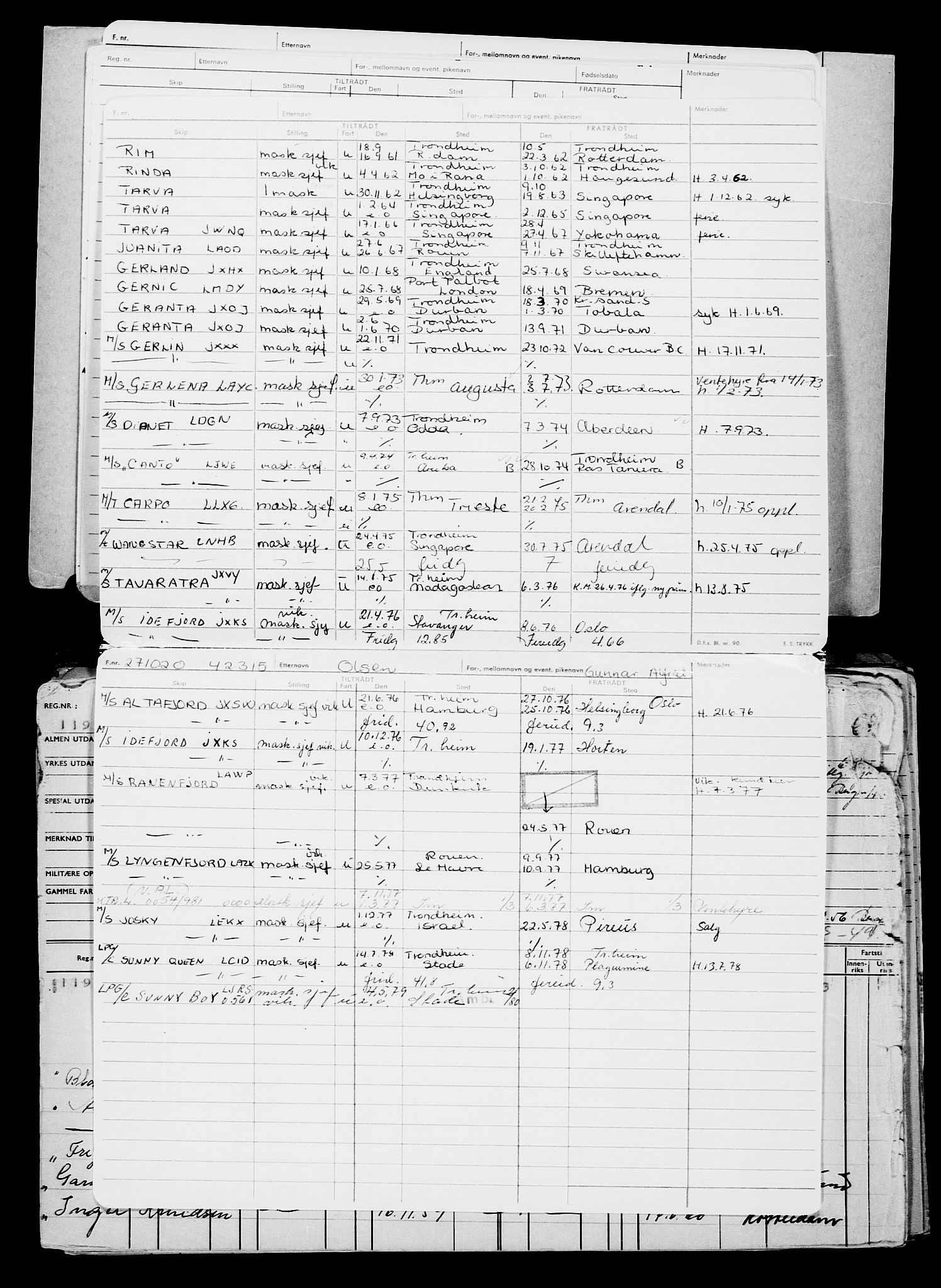 Direktoratet for sjømenn, AV/RA-S-3545/G/Gb/L0186: Hovedkort, 1920, s. 670
