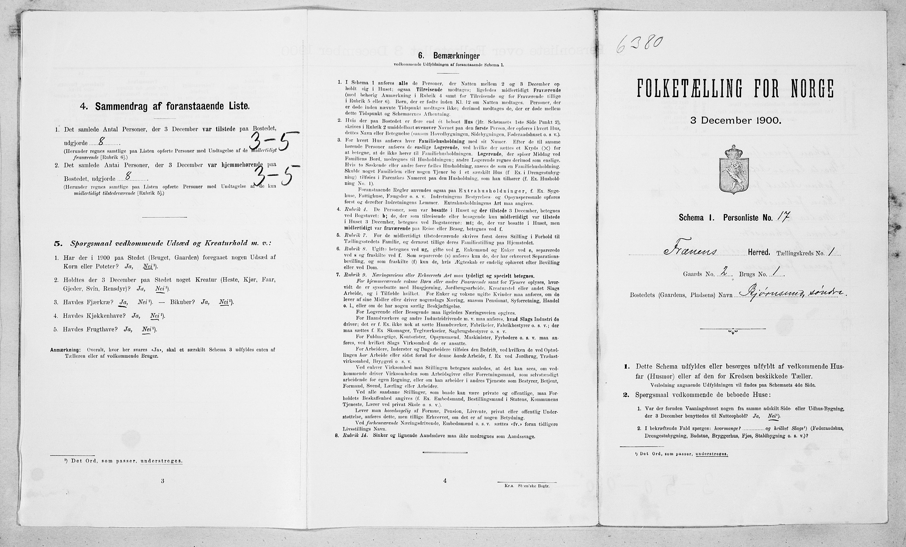 SAT, Folketelling 1900 for 1548 Fræna herred, 1900, s. 96