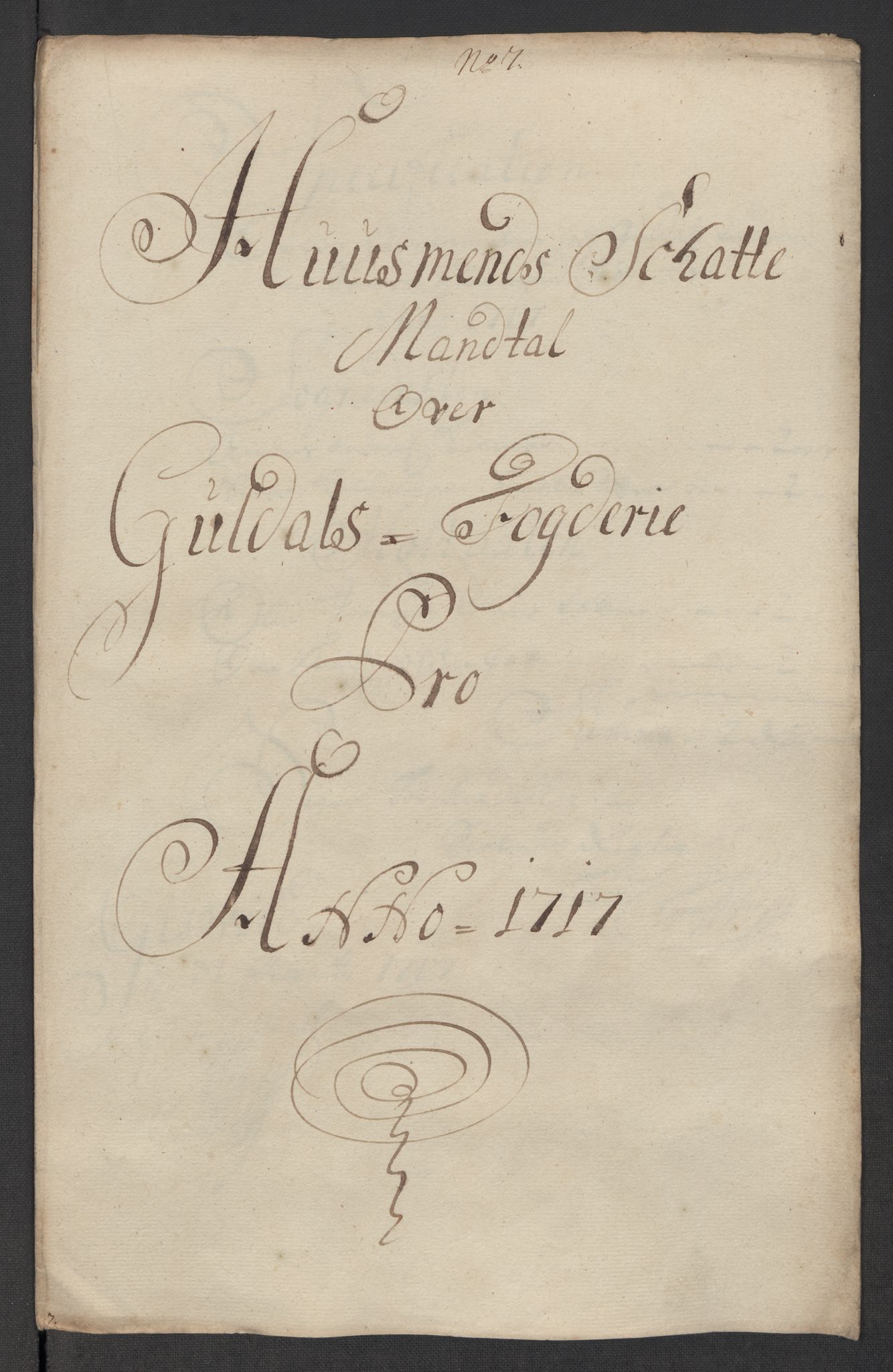 Rentekammeret inntil 1814, Reviderte regnskaper, Fogderegnskap, RA/EA-4092/R60/L3969: Fogderegnskap Orkdal og Gauldal, 1717, s. 360