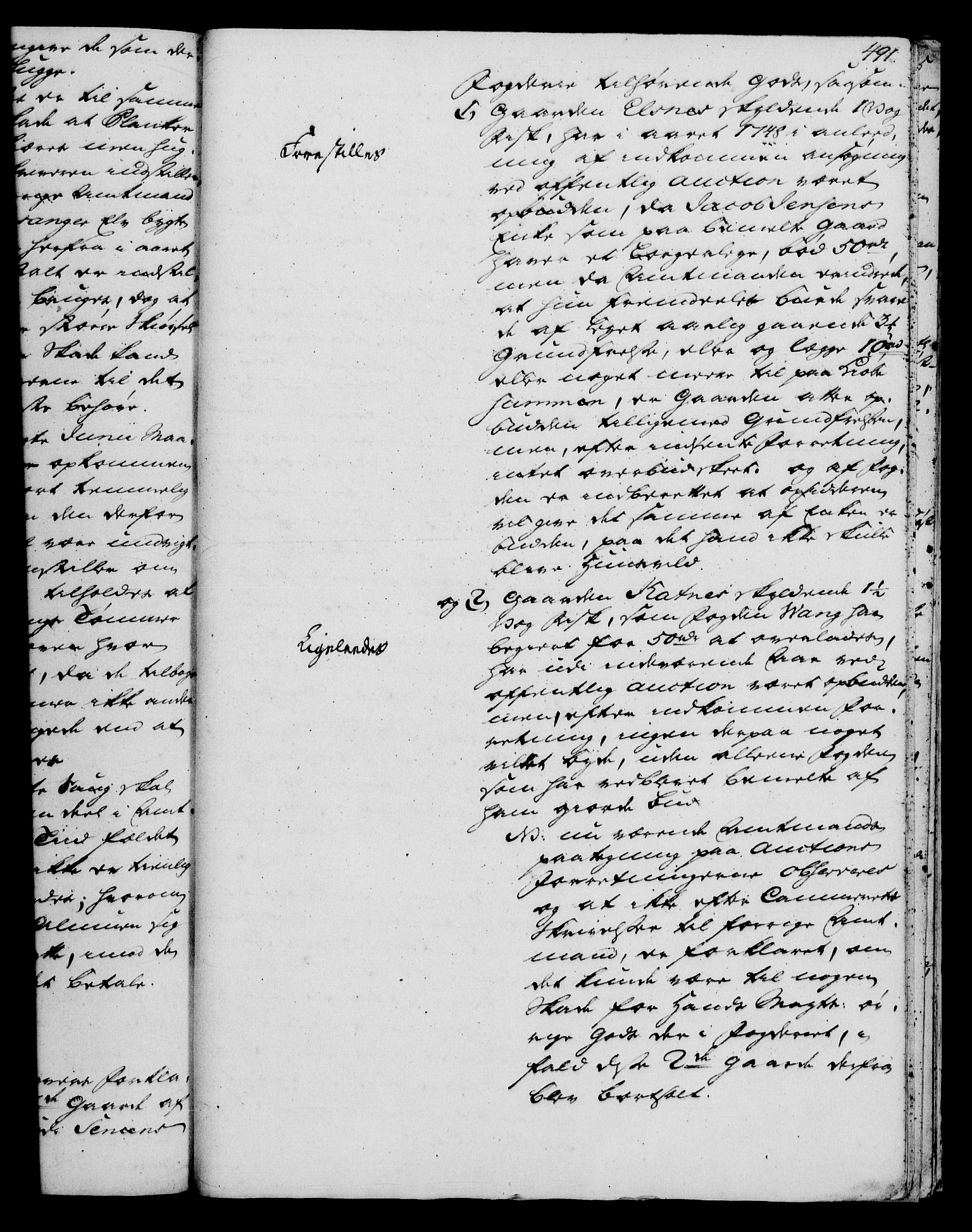 Rentekammeret, Kammerkanselliet, RA/EA-3111/G/Gh/Gha/L0030: Norsk ekstraktmemorialprotokoll (merket RK 53.75), 1749-1751, s. 491