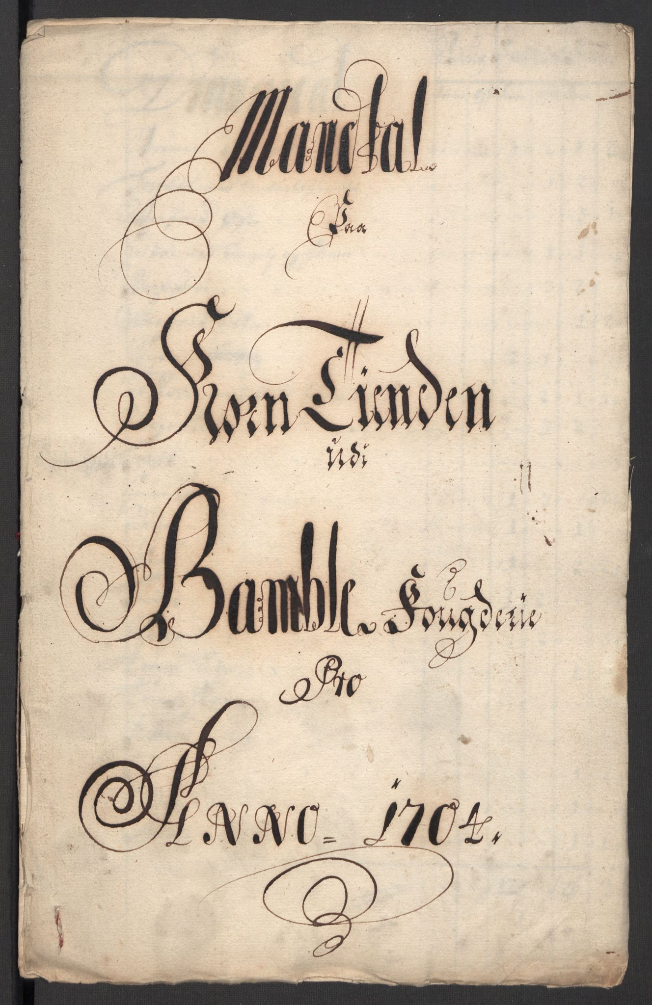 Rentekammeret inntil 1814, Reviderte regnskaper, Fogderegnskap, AV/RA-EA-4092/R36/L2112: Fogderegnskap Øvre og Nedre Telemark og Bamble, 1704, s. 31