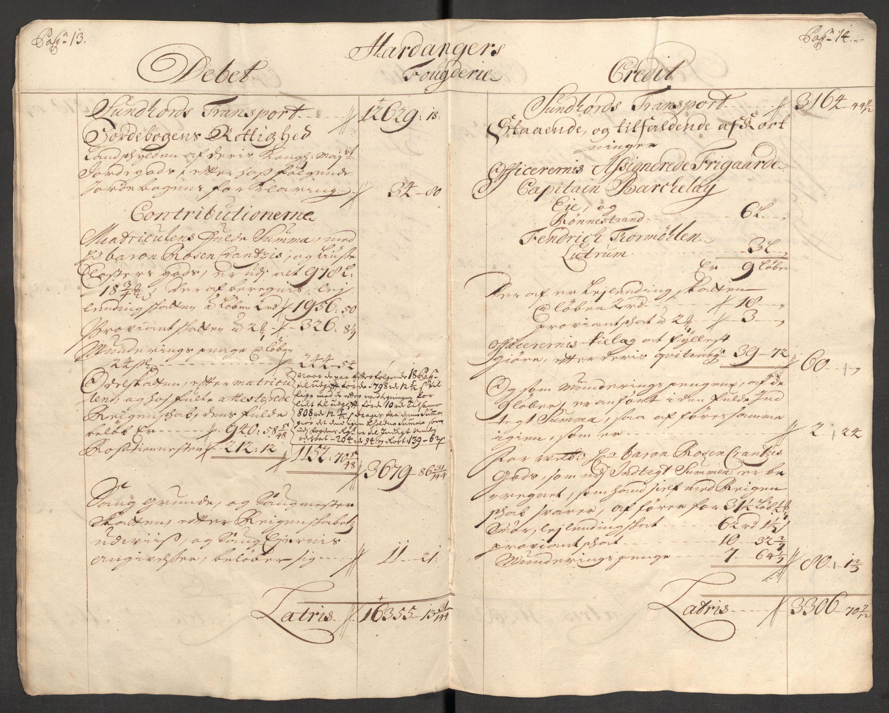 Rentekammeret inntil 1814, Reviderte regnskaper, Fogderegnskap, AV/RA-EA-4092/R48/L2987: Fogderegnskap Sunnhordland og Hardanger, 1711, s. 33