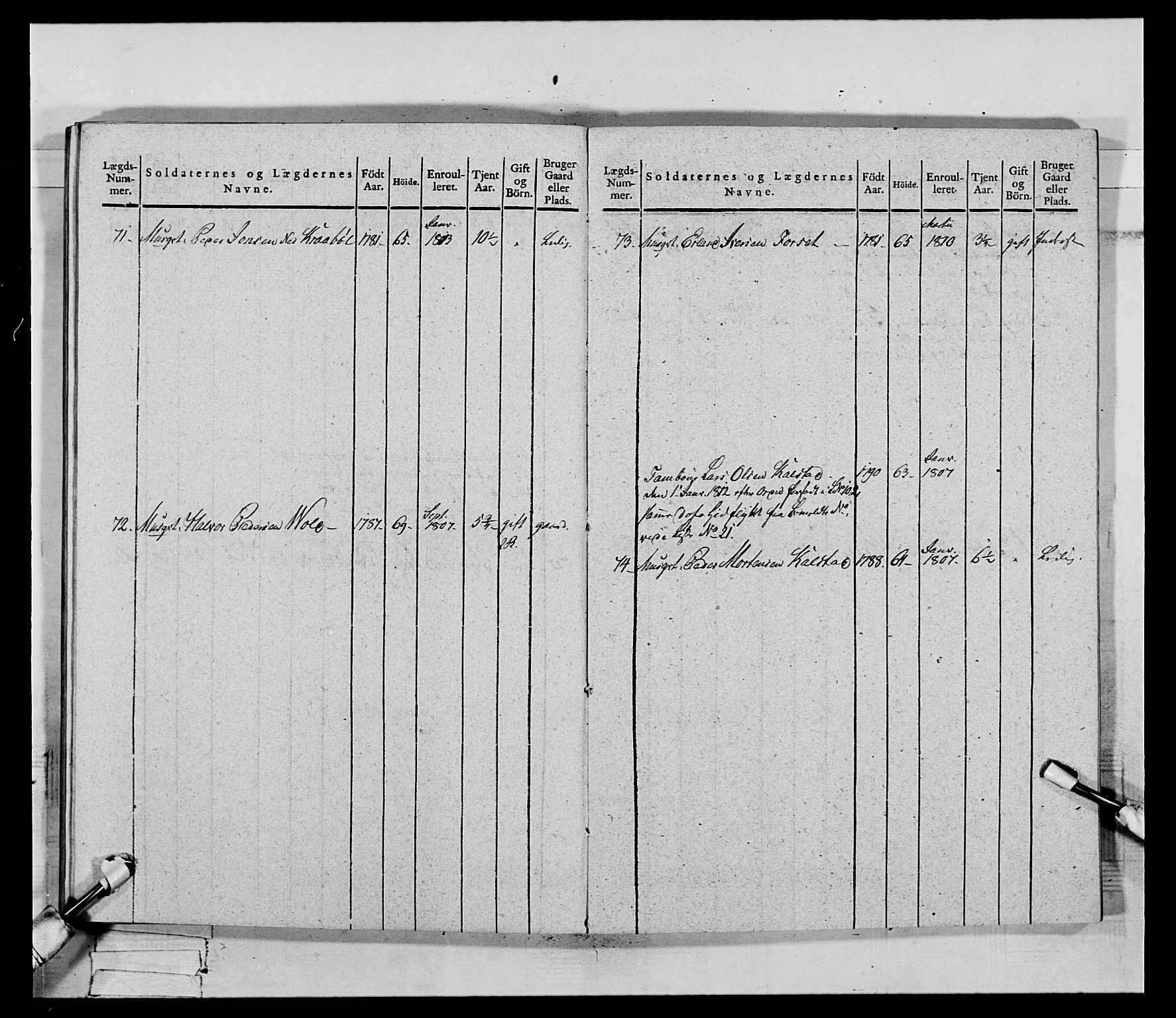 Generalitets- og kommissariatskollegiet, Det kongelige norske kommissariatskollegium, AV/RA-EA-5420/E/Eh/L0069: Opplandske gevorbne infanteriregiment, 1810-1818, s. 535