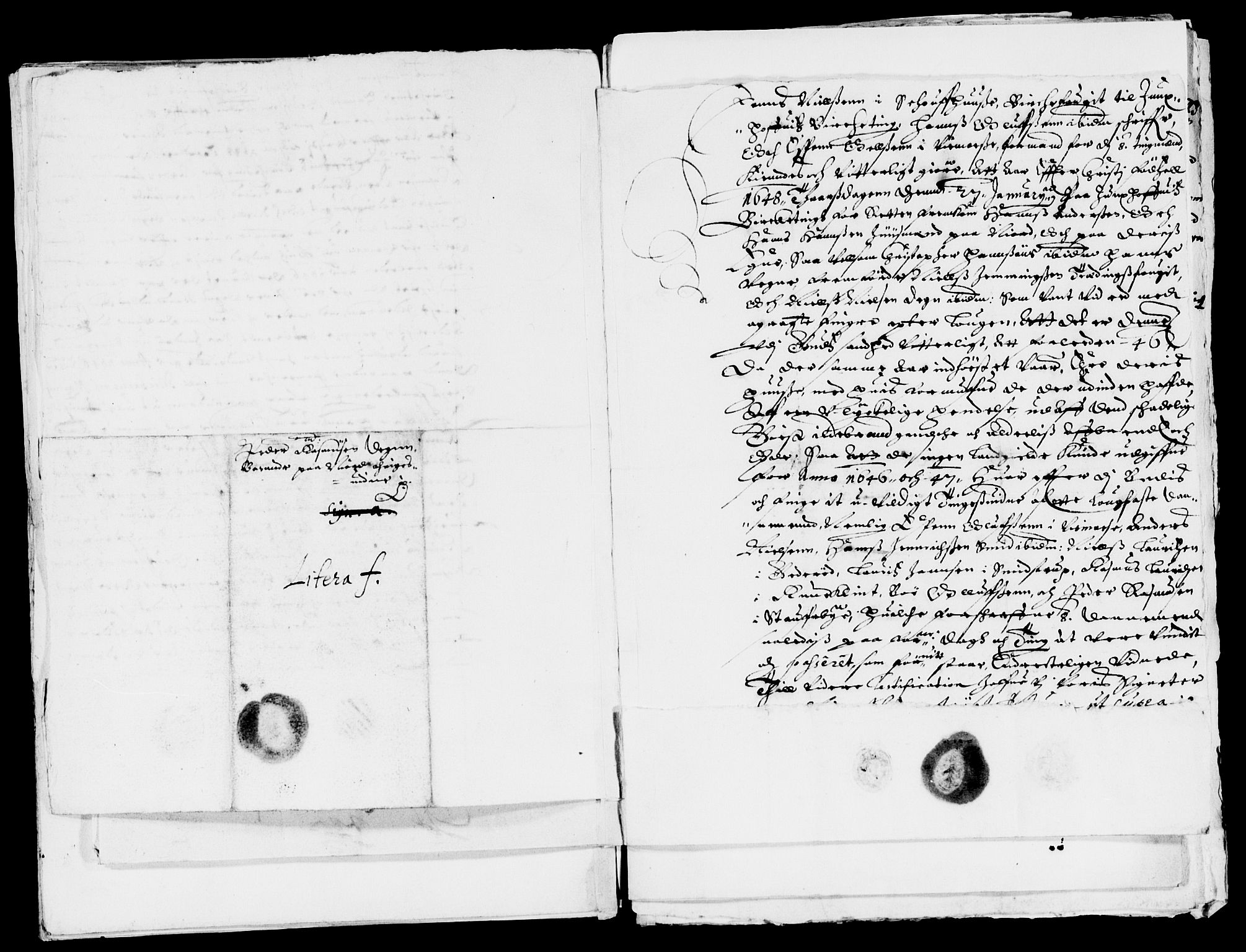 Rentekammeret inntil 1814, Reviderte regnskaper, Lensregnskaper, AV/RA-EA-5023/R/Rb/Rbp/L0032: Bratsberg len, 1645-1647