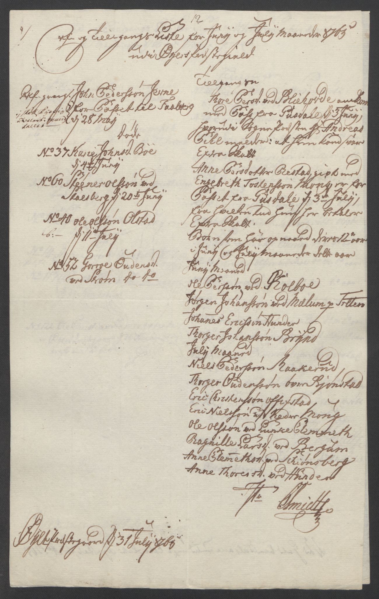 Rentekammeret inntil 1814, Reviderte regnskaper, Fogderegnskap, AV/RA-EA-4092/R17/L1266: Ekstraskatten Gudbrandsdal, 1762-1766, s. 500