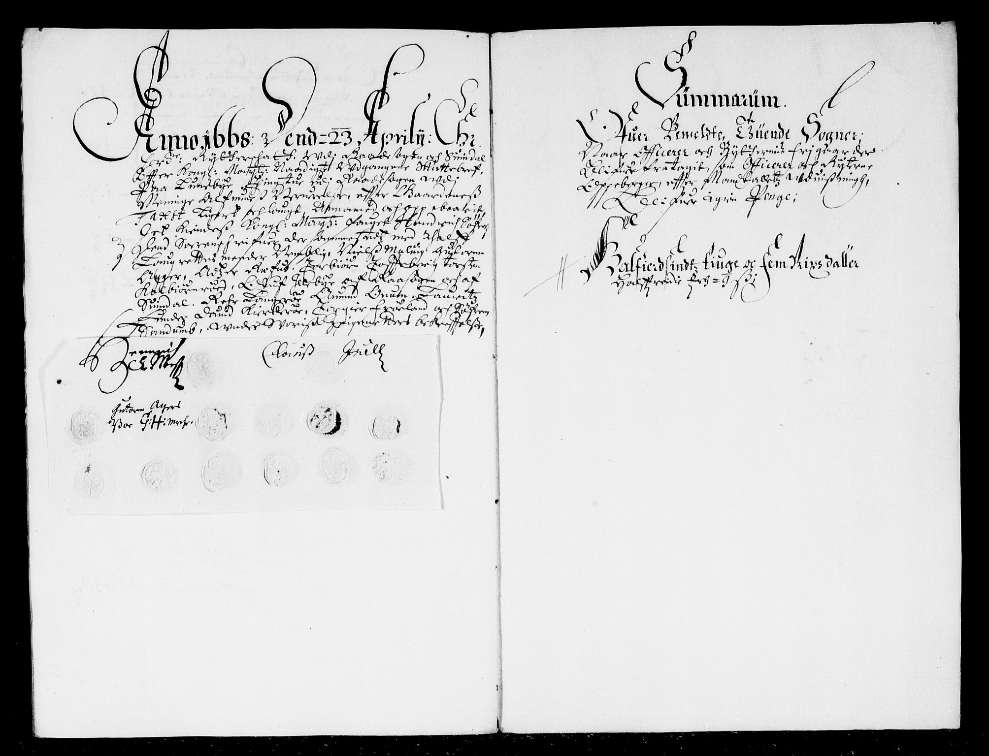 Rentekammeret inntil 1814, Reviderte regnskaper, Stiftamtstueregnskaper, Landkommissariatet på Akershus og Akershus stiftamt, AV/RA-EA-5869/R/Rb/L0053: Akershus stiftamt, 1668