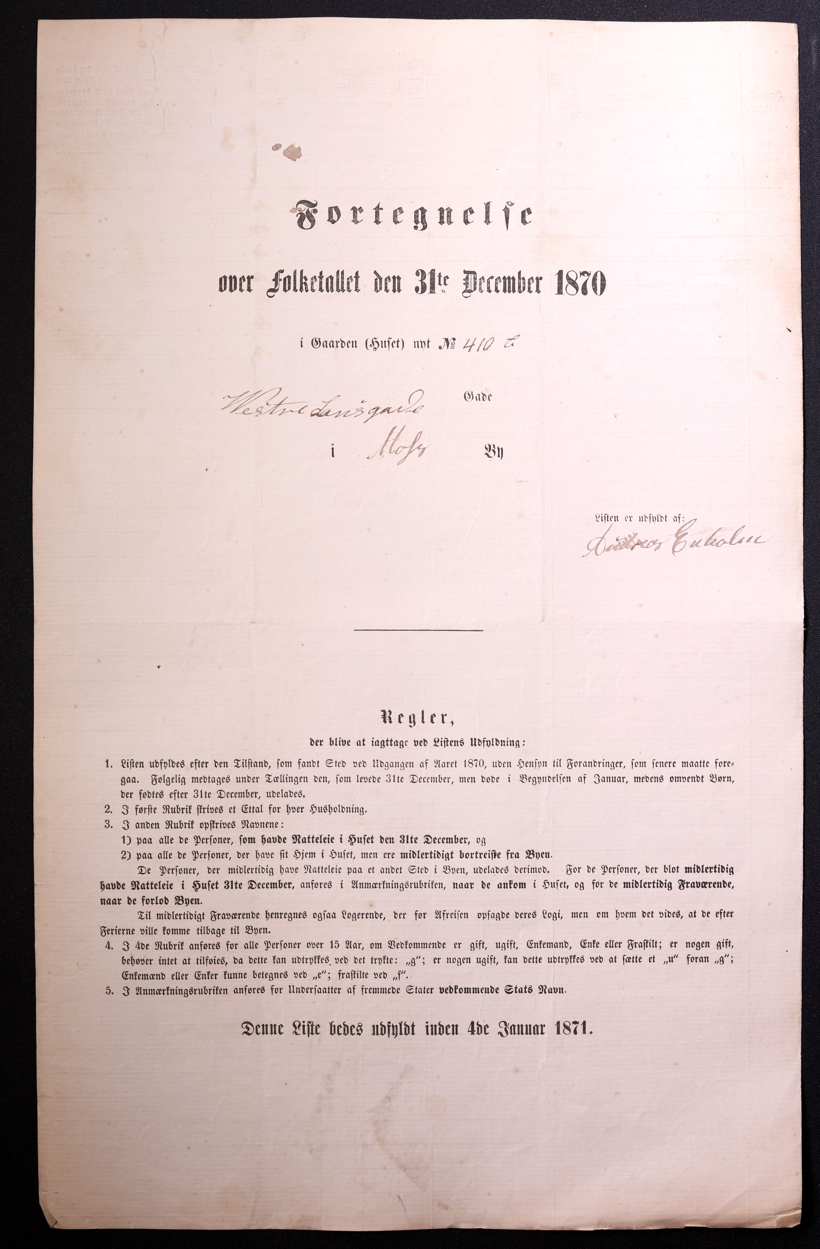 RA, Folketelling 1870 for 0104 Moss kjøpstad, 1870, s. 689