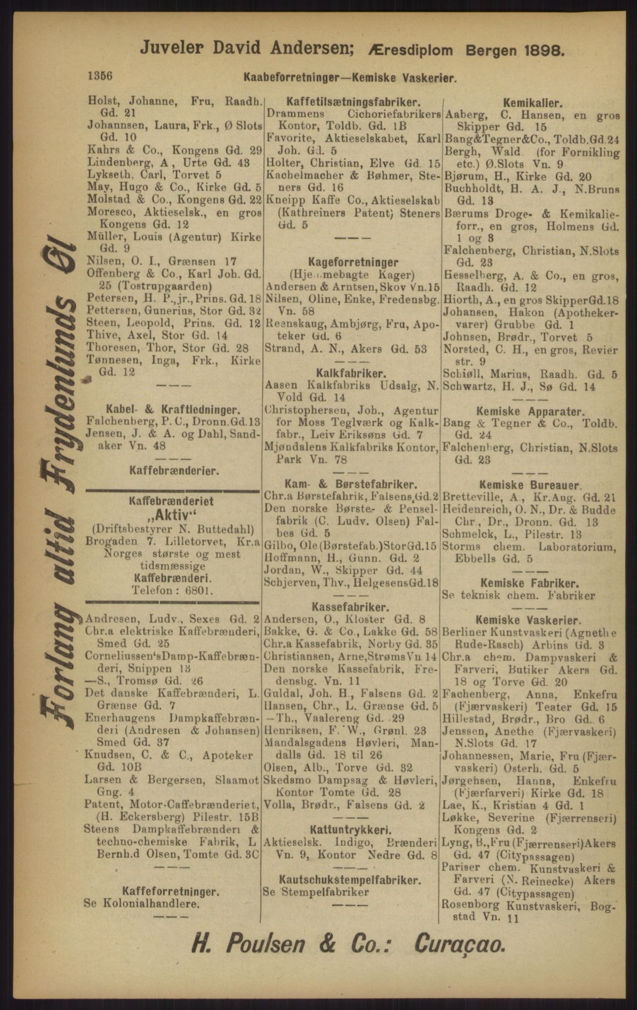 Kristiania/Oslo adressebok, PUBL/-, 1902, s. 1356