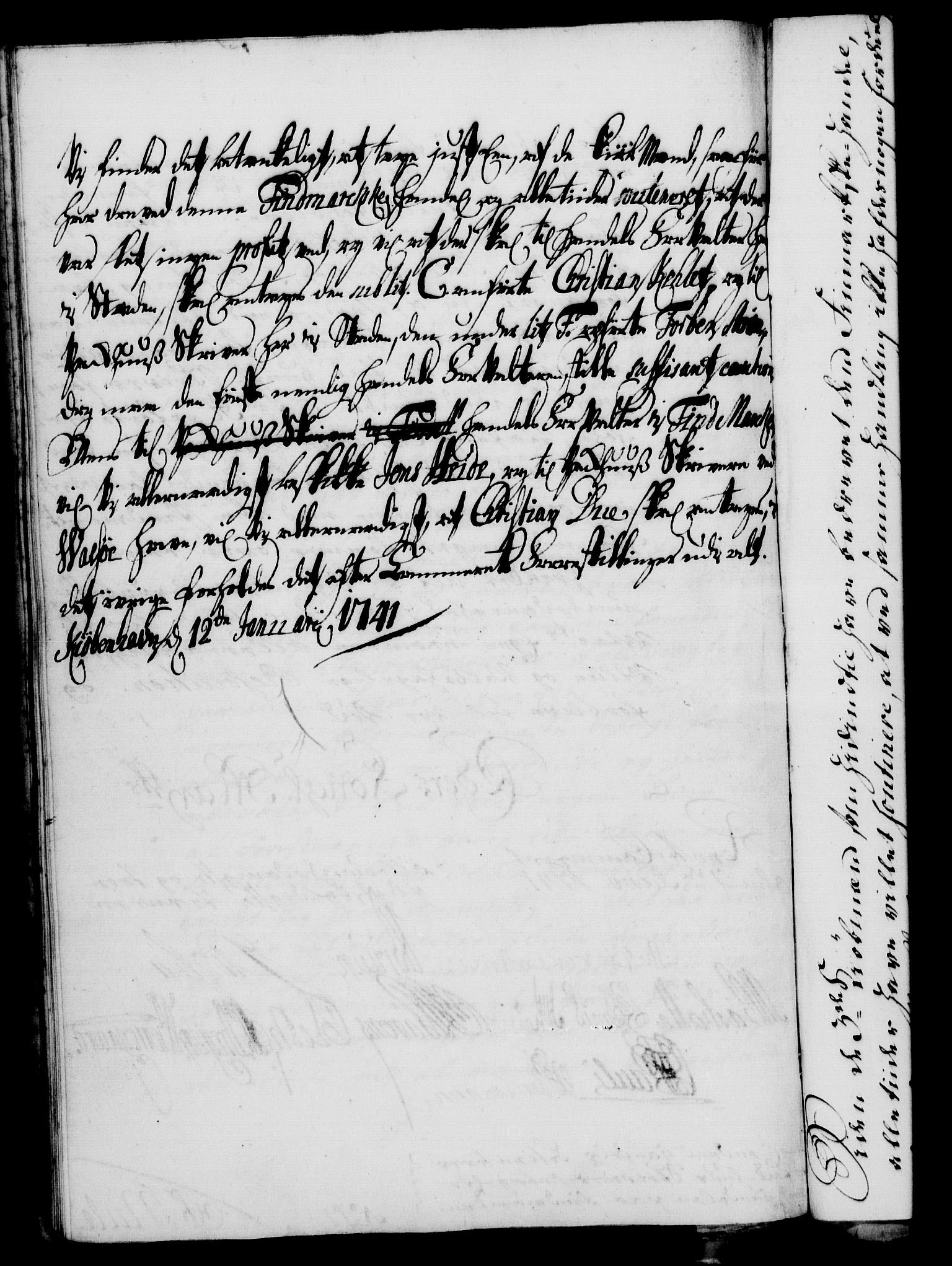 Rentekammeret, Kammerkanselliet, RA/EA-3111/G/Gf/Gfa/L0024: Norsk relasjons- og resolusjonsprotokoll (merket RK 52.24), 1741, s. 78